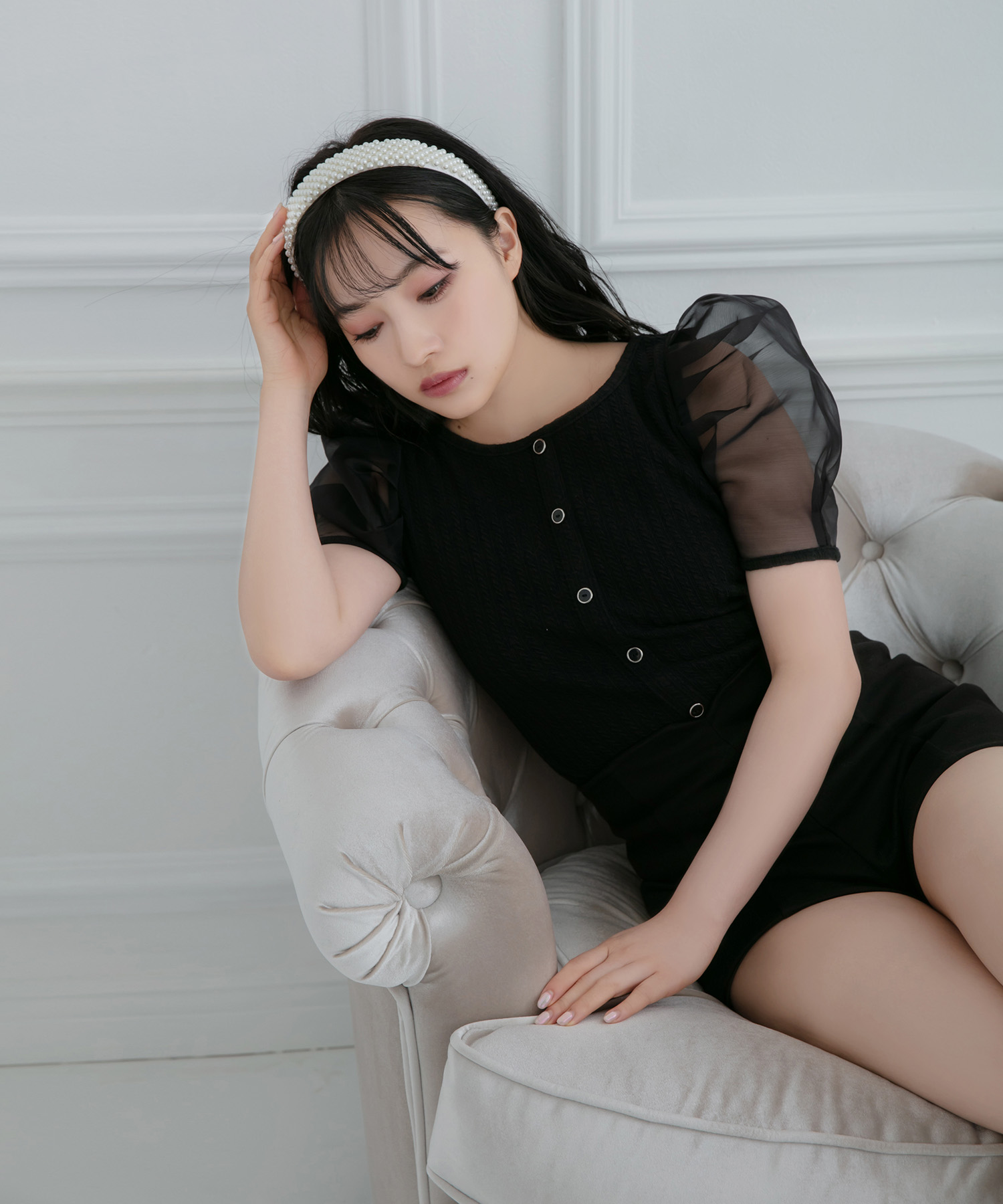 シアースリーブトップス