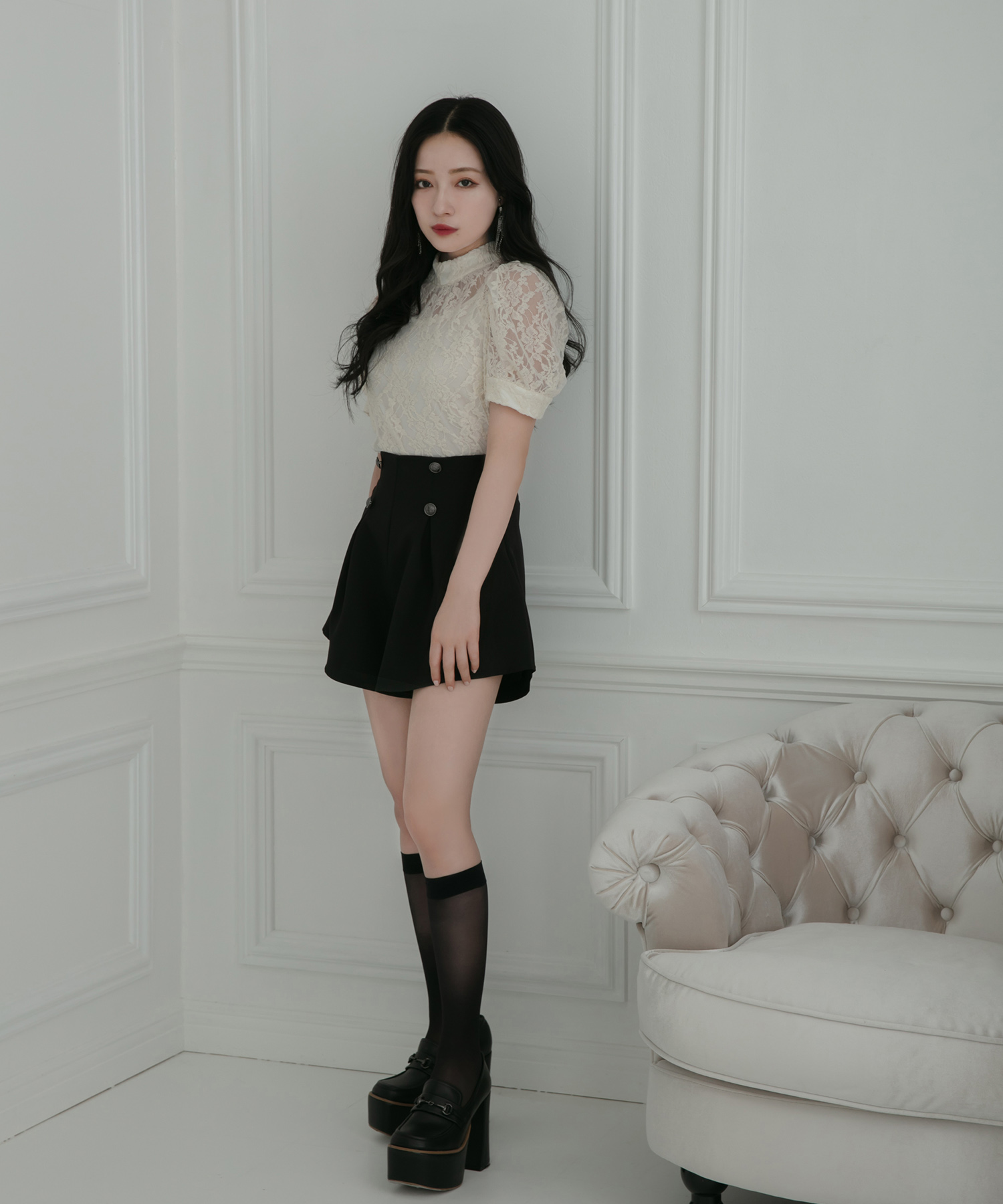 タックフレアショーパン