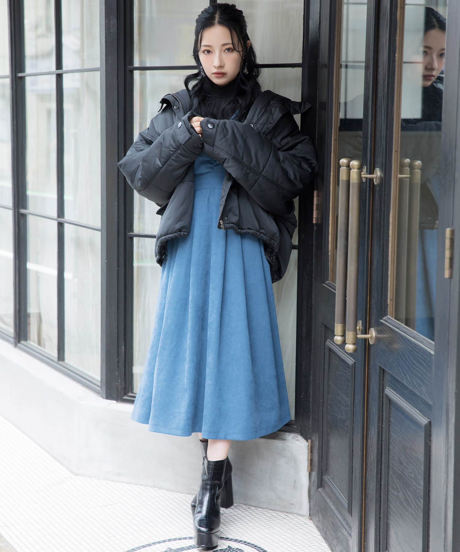 オーバーサイズ中綿ジャケット