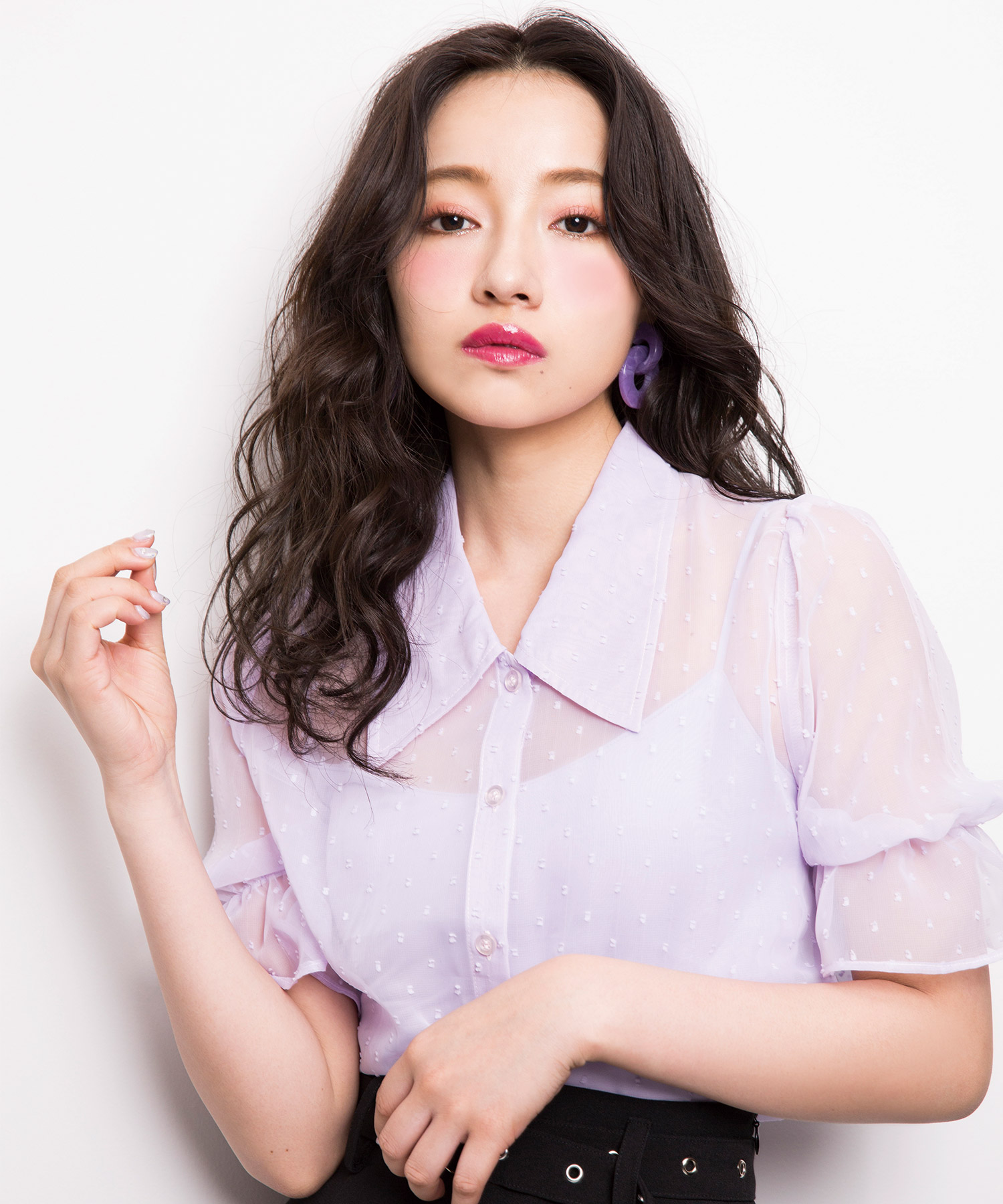 シフォンドビーブラウス