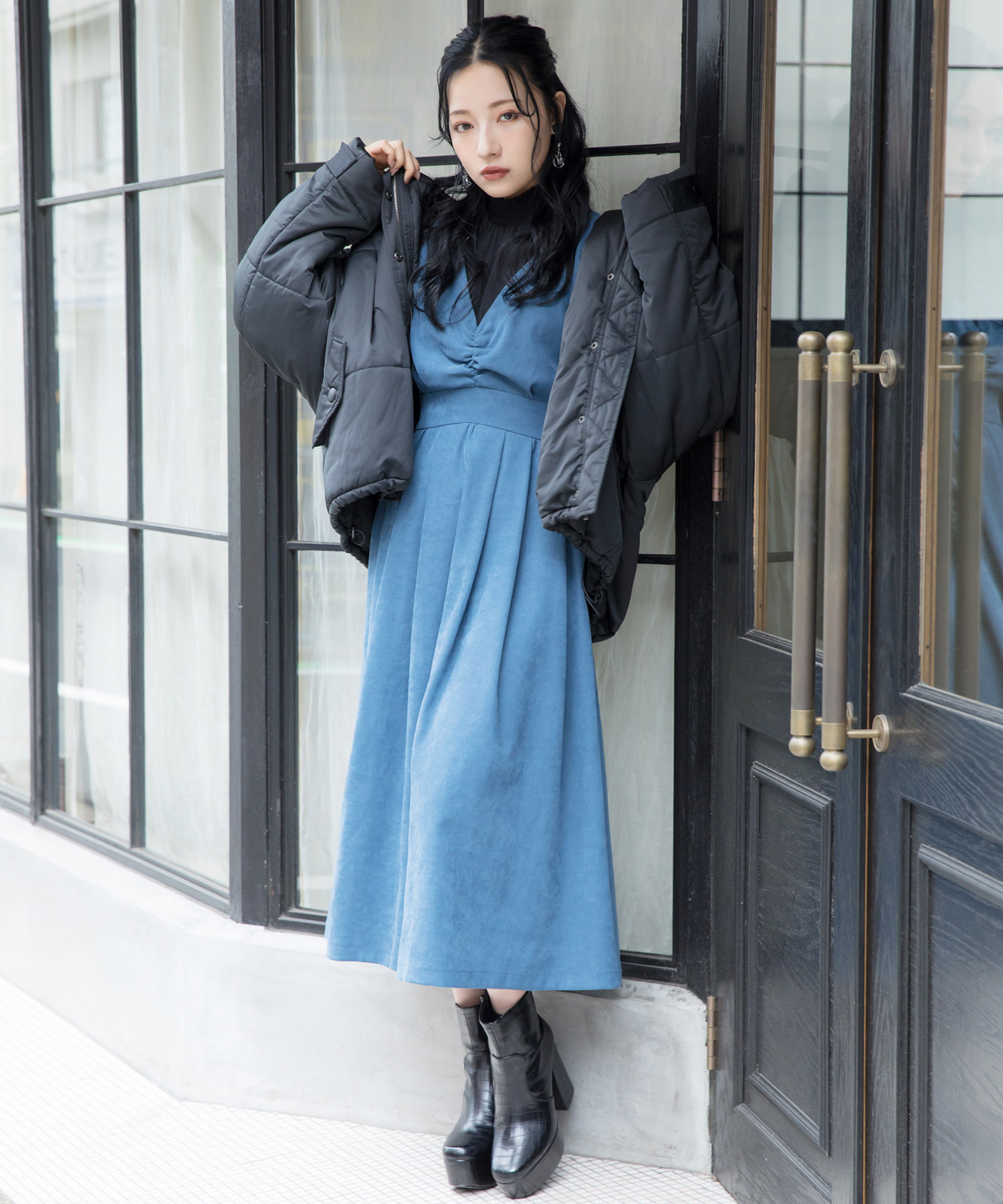 オーバーサイズ中綿ジャケット