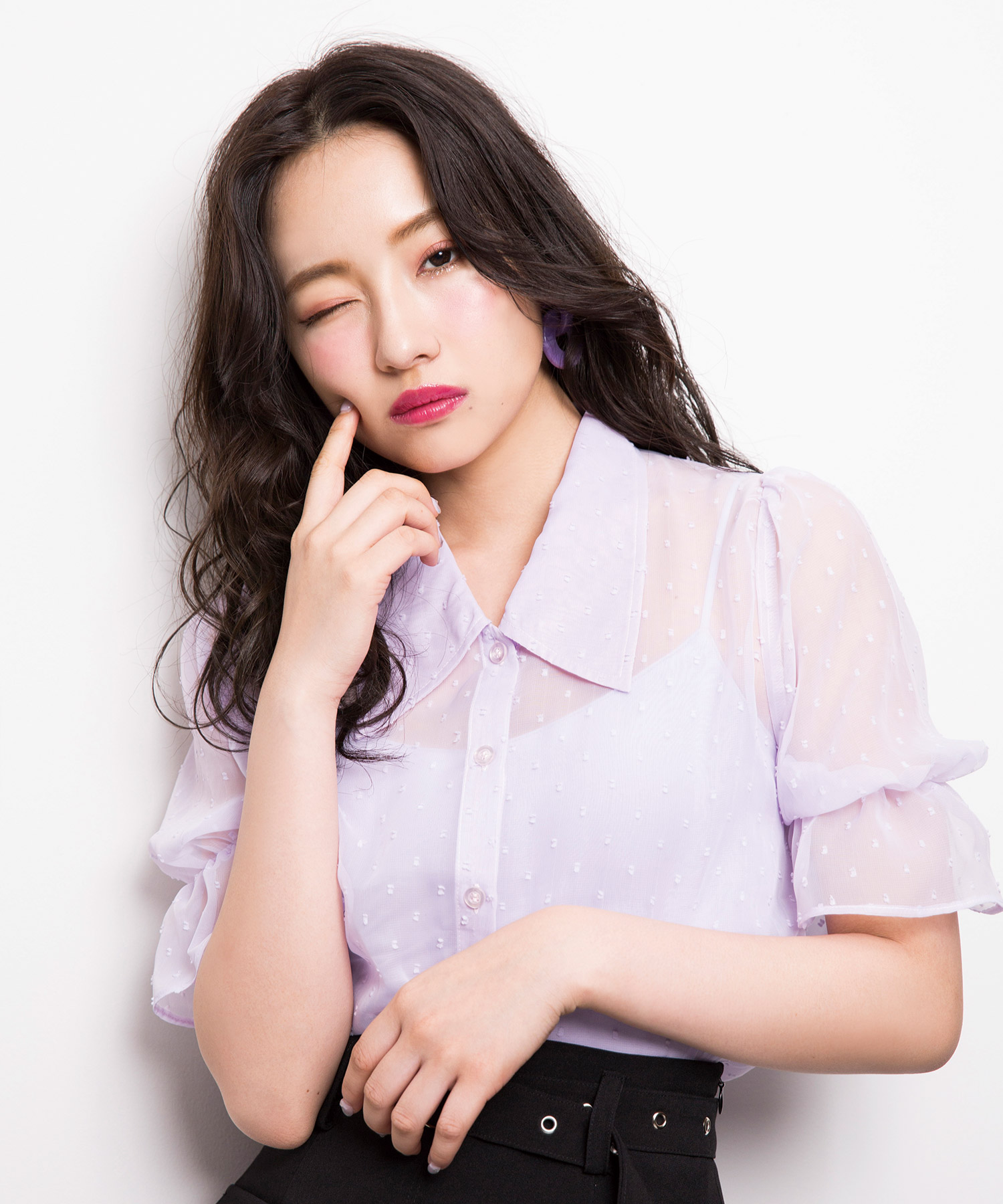 シフォンドビーブラウス