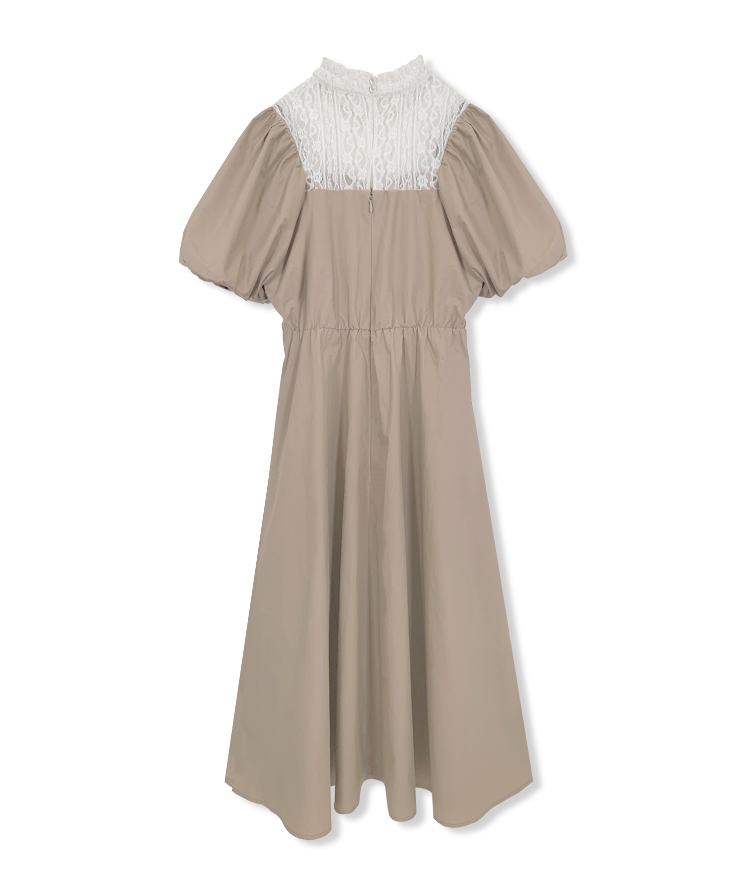 レースレイヤードワンピ