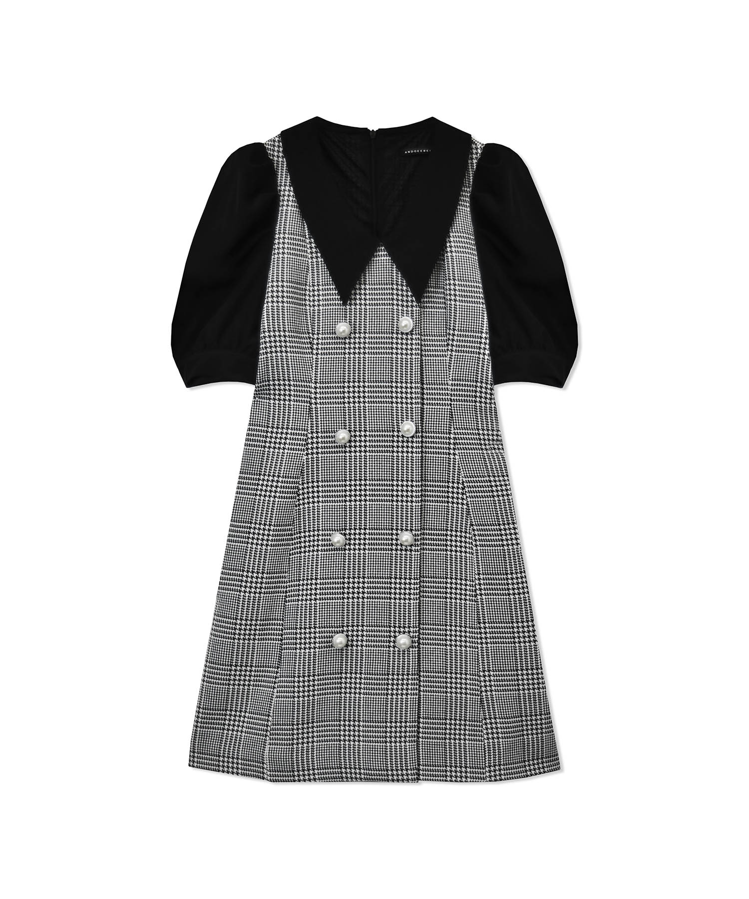 パール千鳥ワンピ