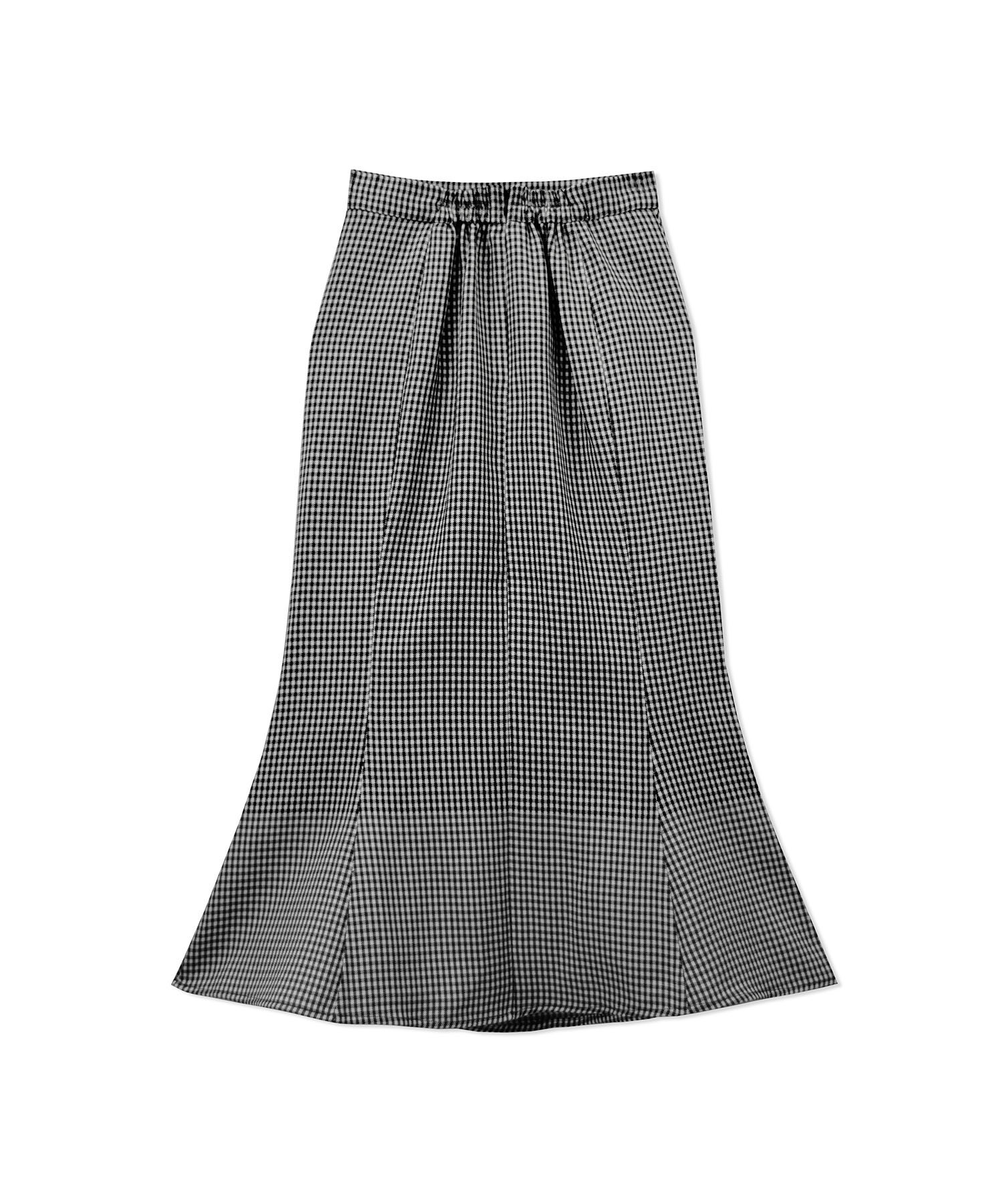 m_aページ AMBIDEX Store △○ラメ刺繍DOT アシメギャザースカート(F BLACK