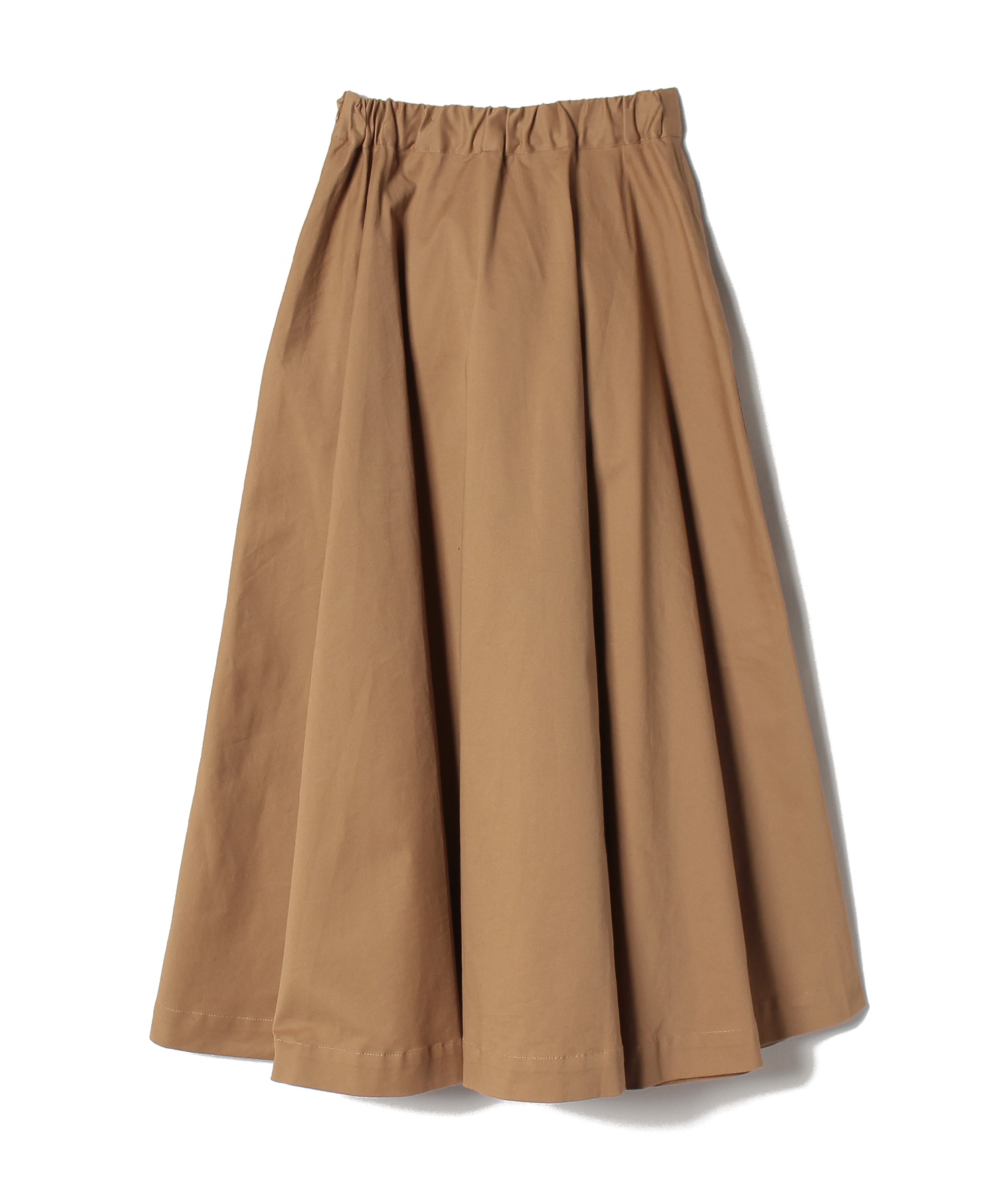 サイドボタンフレアスカート