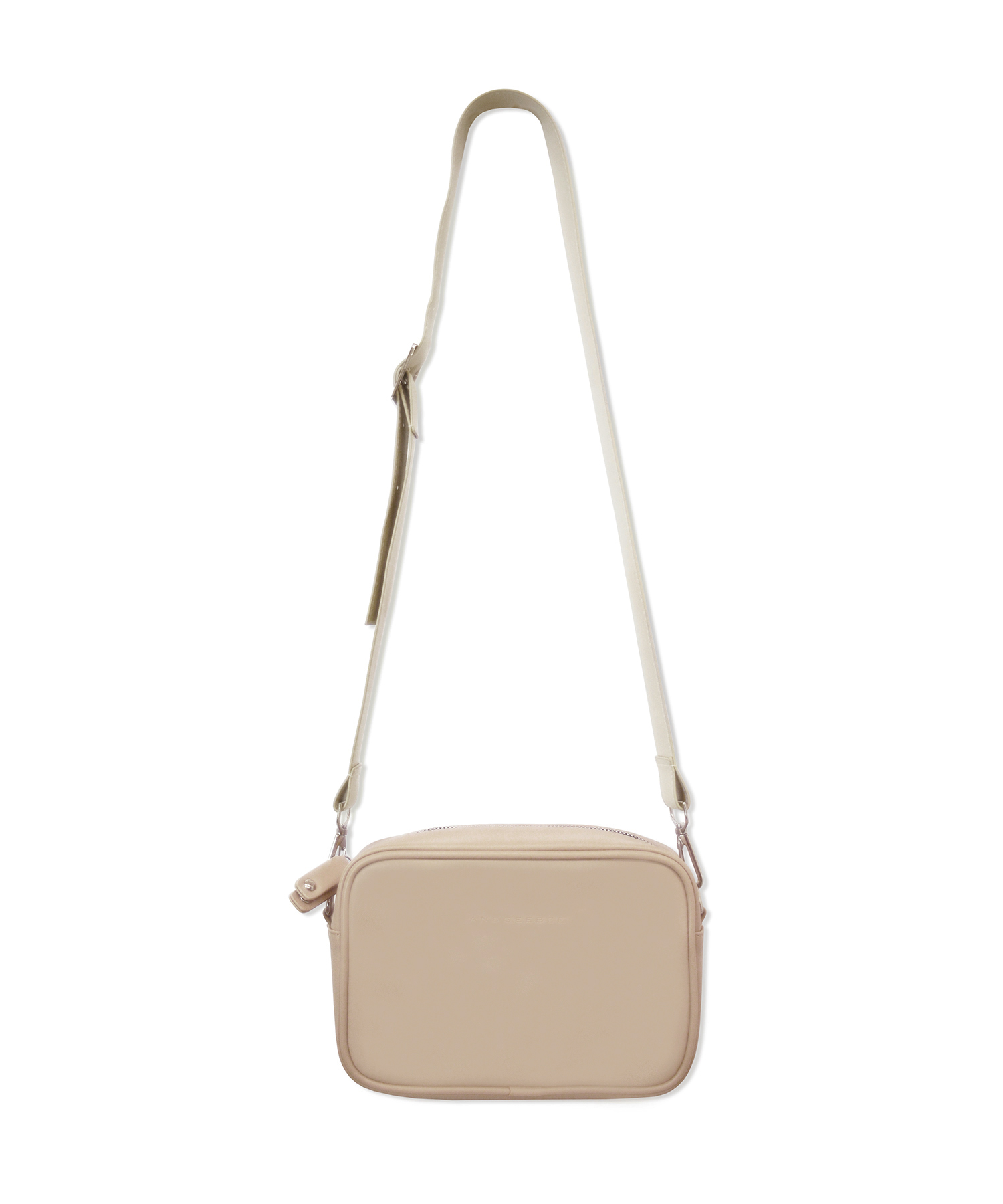 フェイクレザースクエアショルダーバッグ