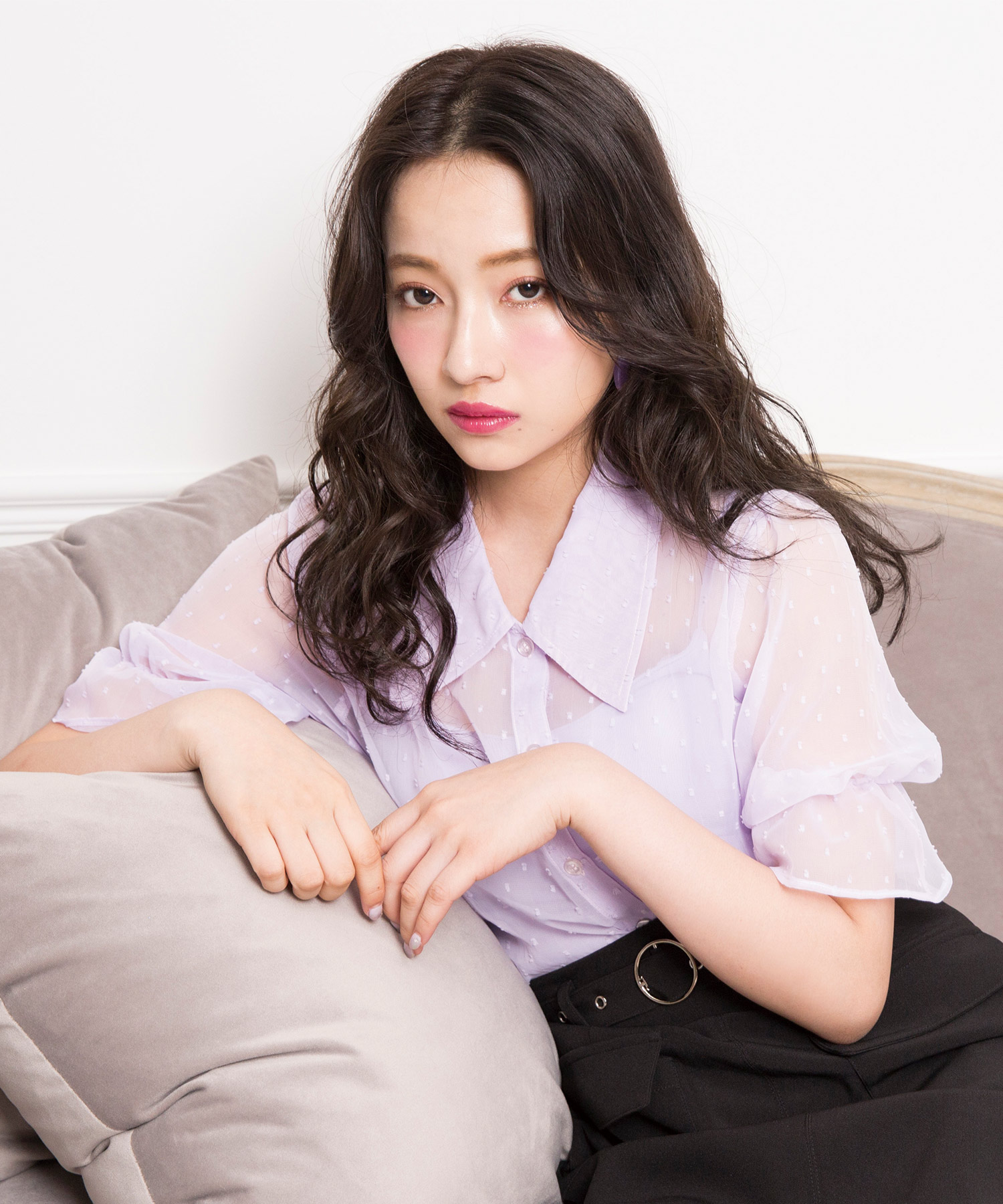 シフォンドビーブラウス