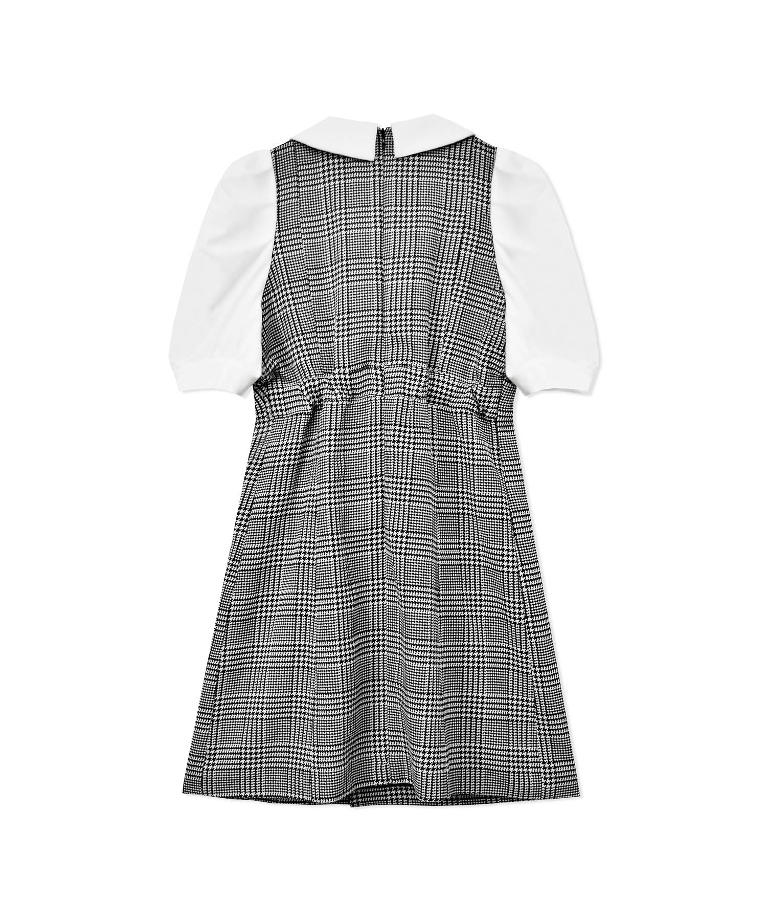 パール千鳥ワンピ