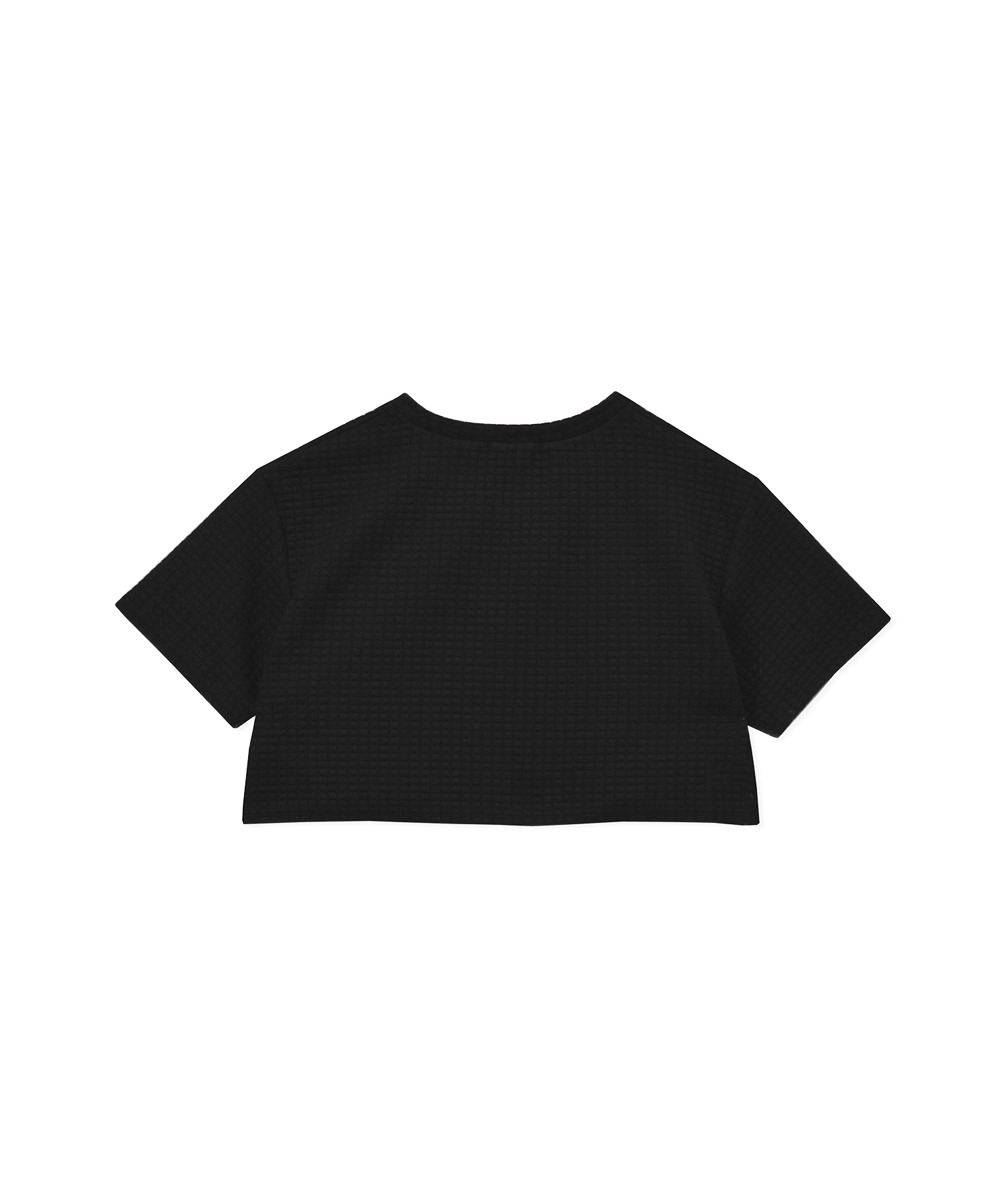 ジャガードワッフルトップス