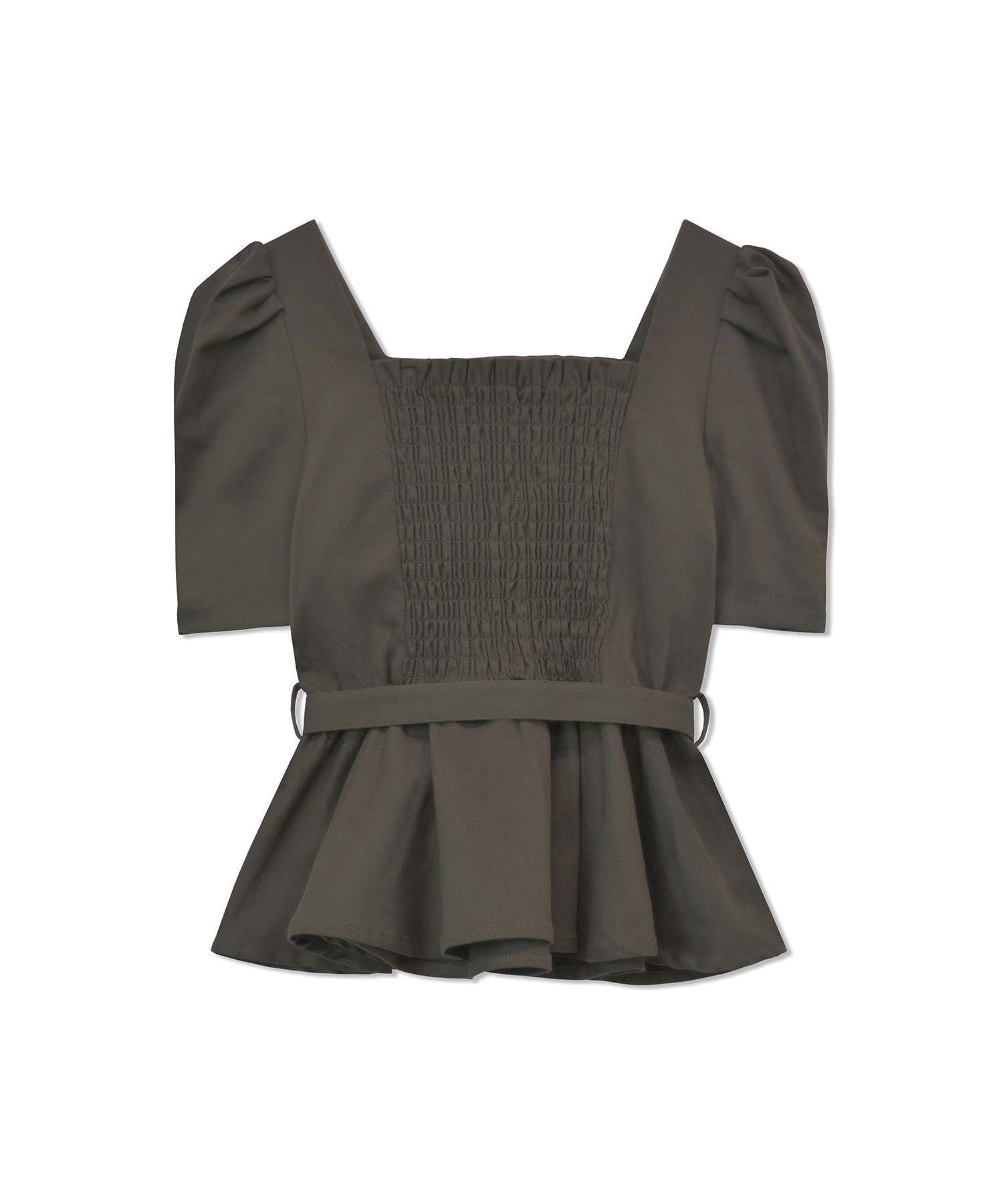 ペプラムトップス