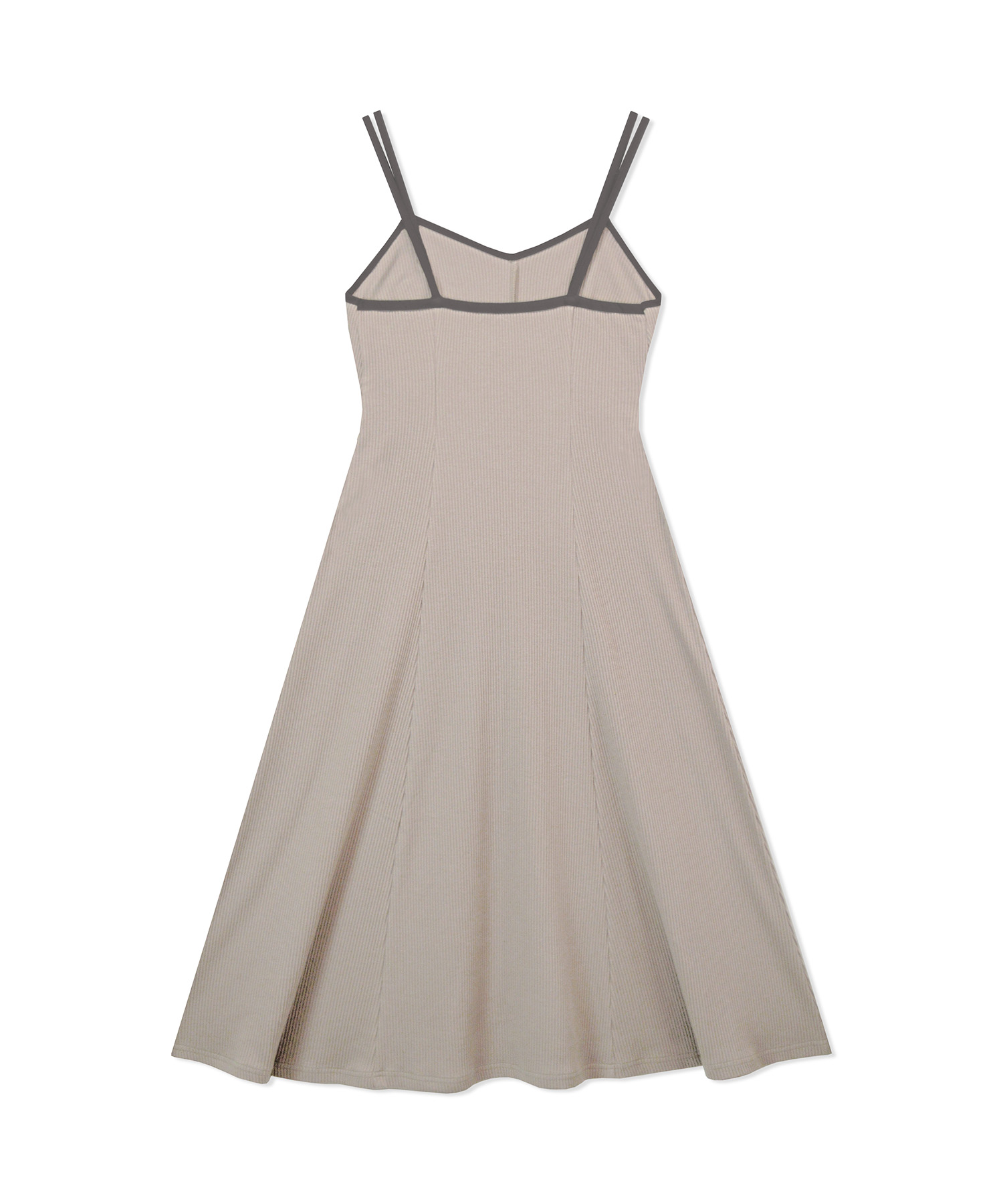 パイピングキャミワンピ