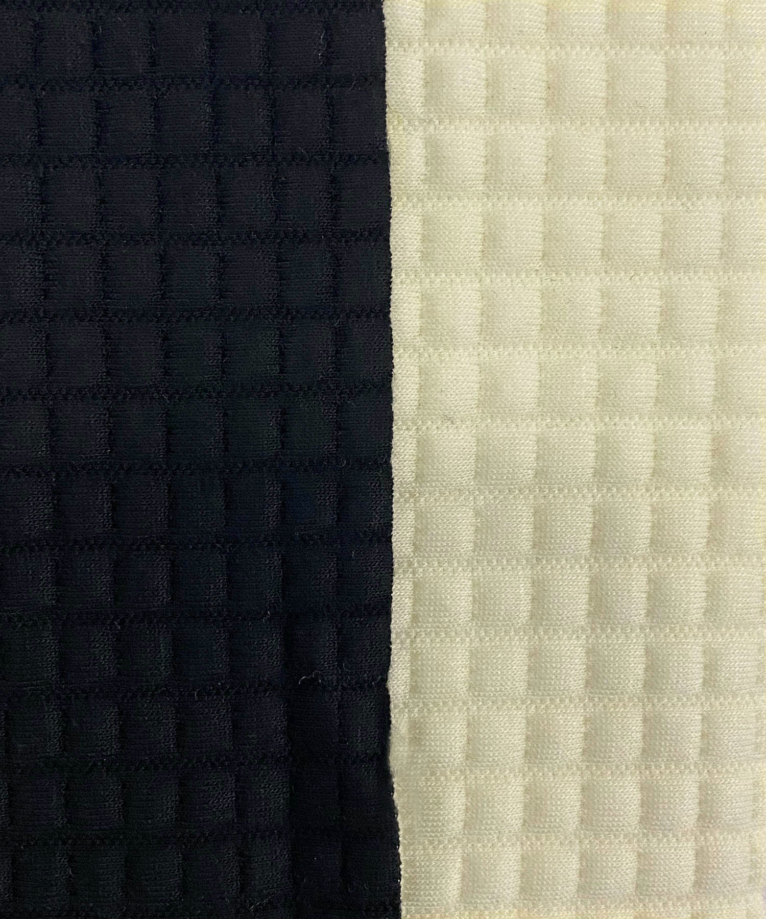 ジャガードワッフルトップス