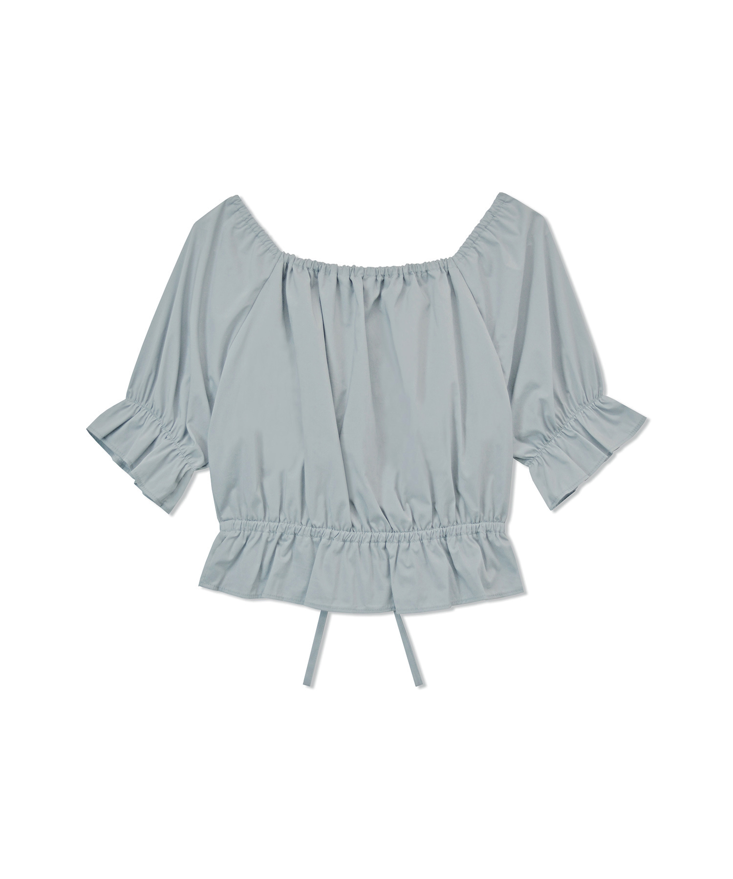 ギャザーリボントップス