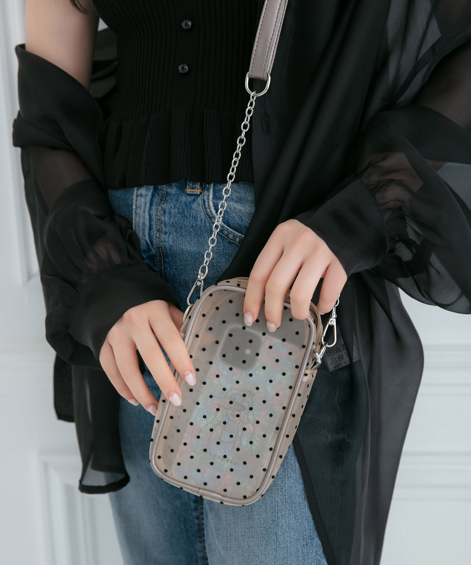 ドットスマホバッグ