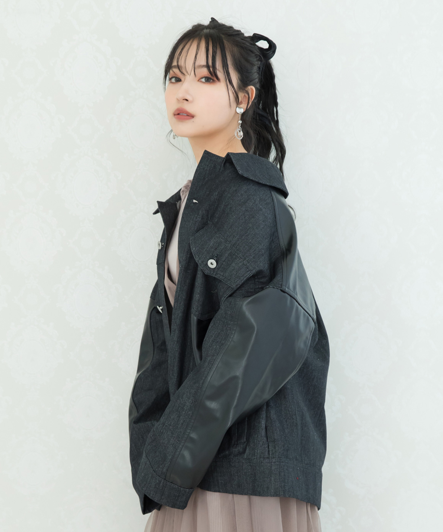 UNISEX ドッキングオーバーGジャン