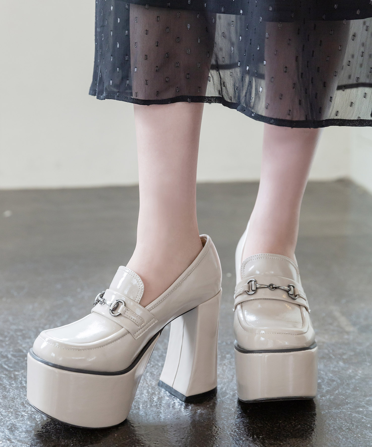 melt the lady 厚底ローファー LibertyDoll ローファー レディース 厚底 ヒール 痛くない 合皮