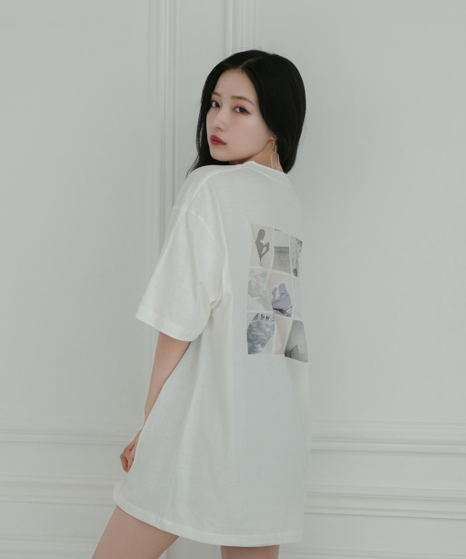 UNISEX バックフォトTシャツ