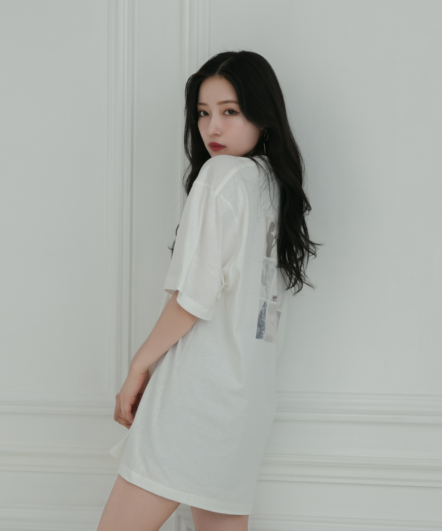 UNISEX バックフォトTシャツ