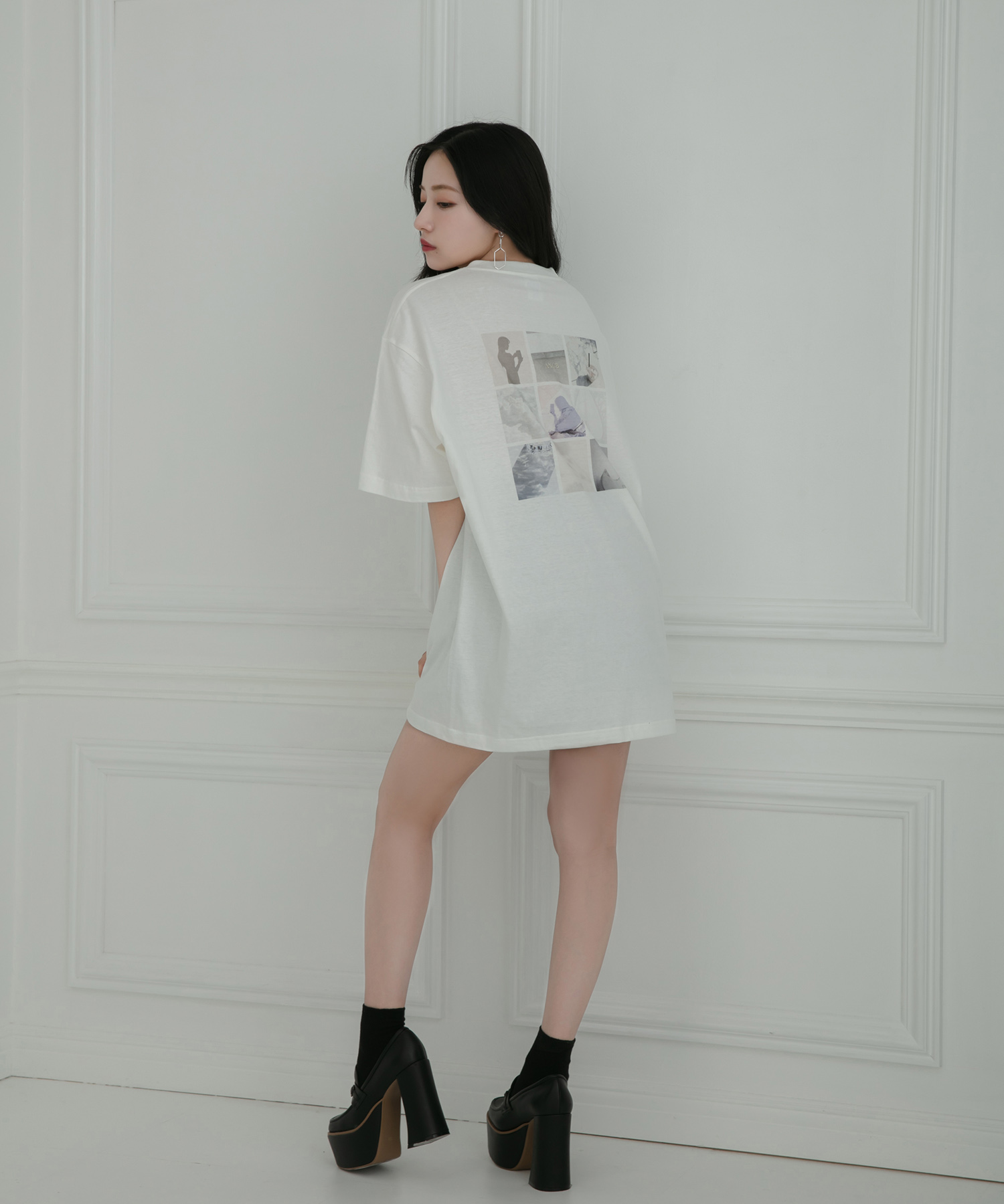 UNISEX バックフォトTシャツ