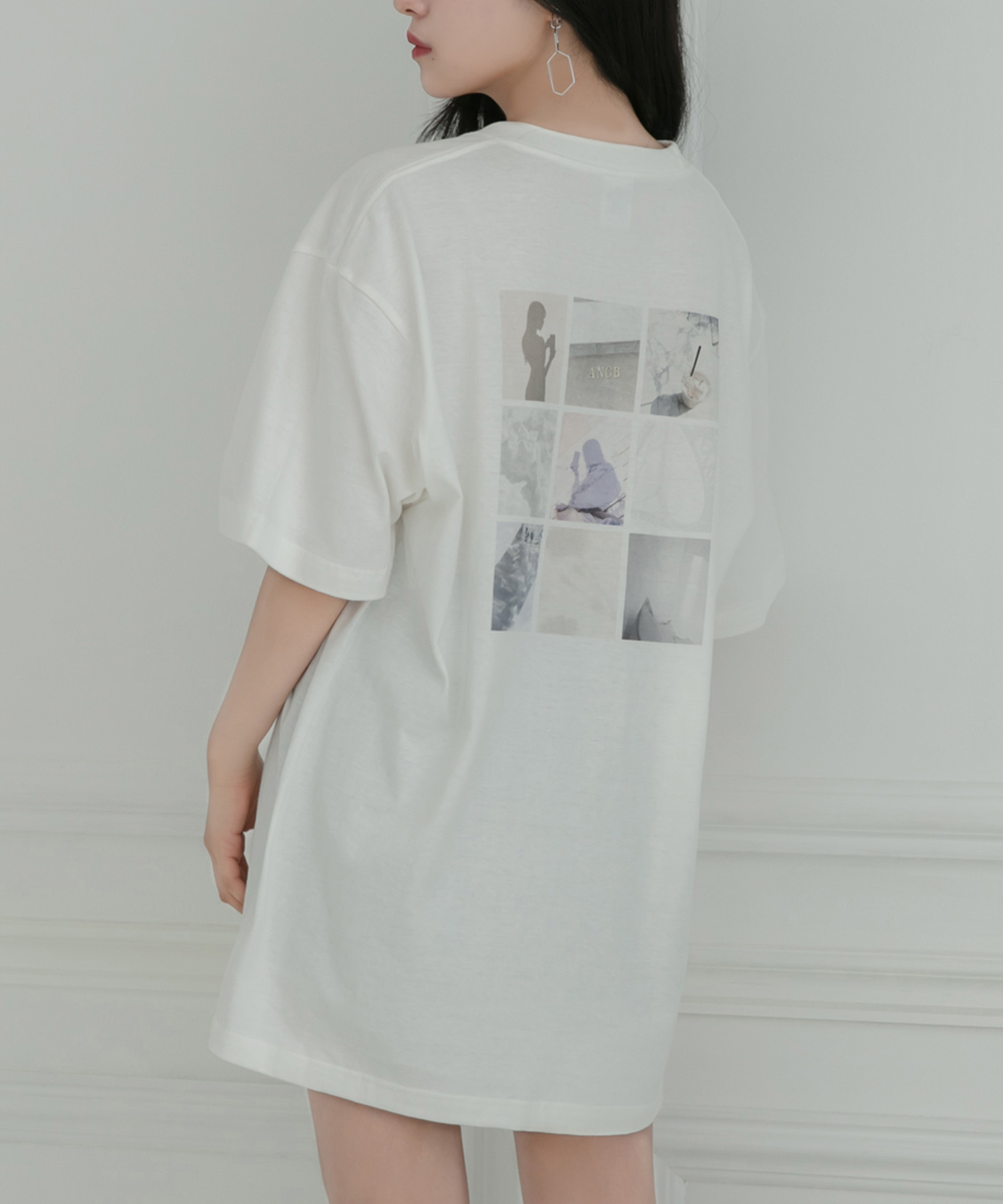 UNISEX バックフォトTシャツ