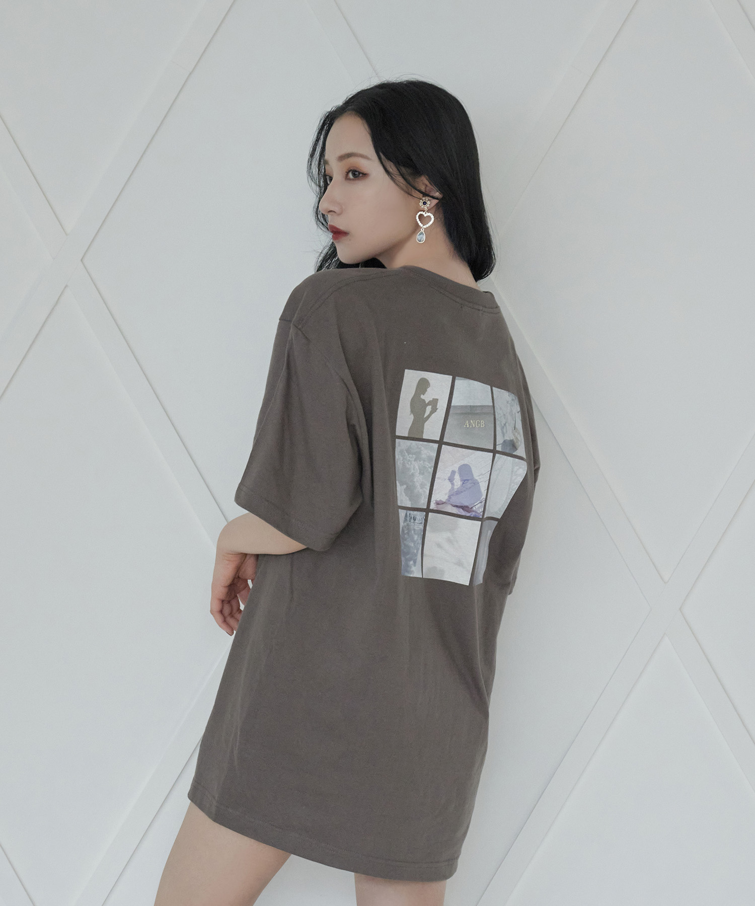 UNISEX バックフォトTシャツ