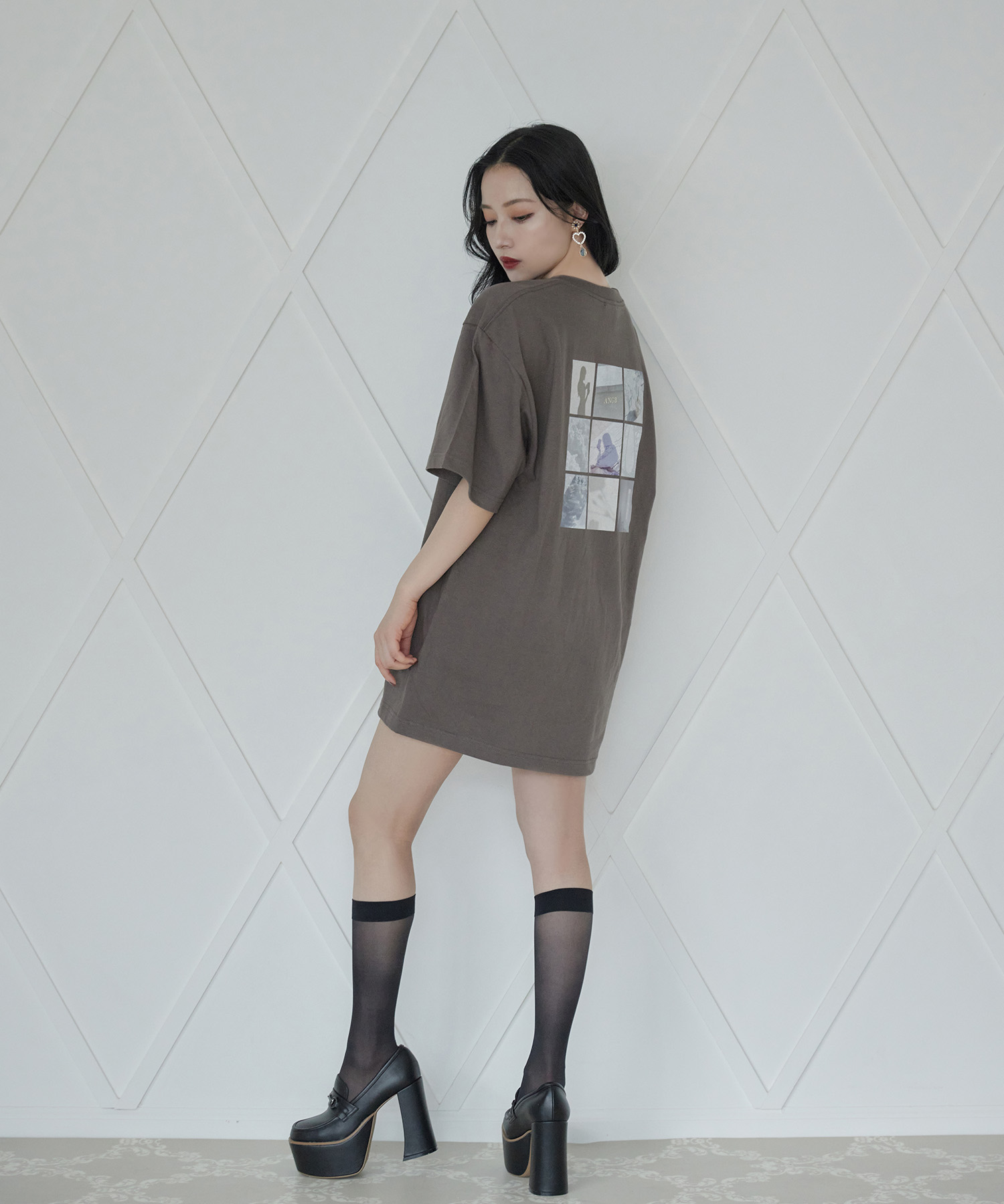 UNISEX バックフォトTシャツ