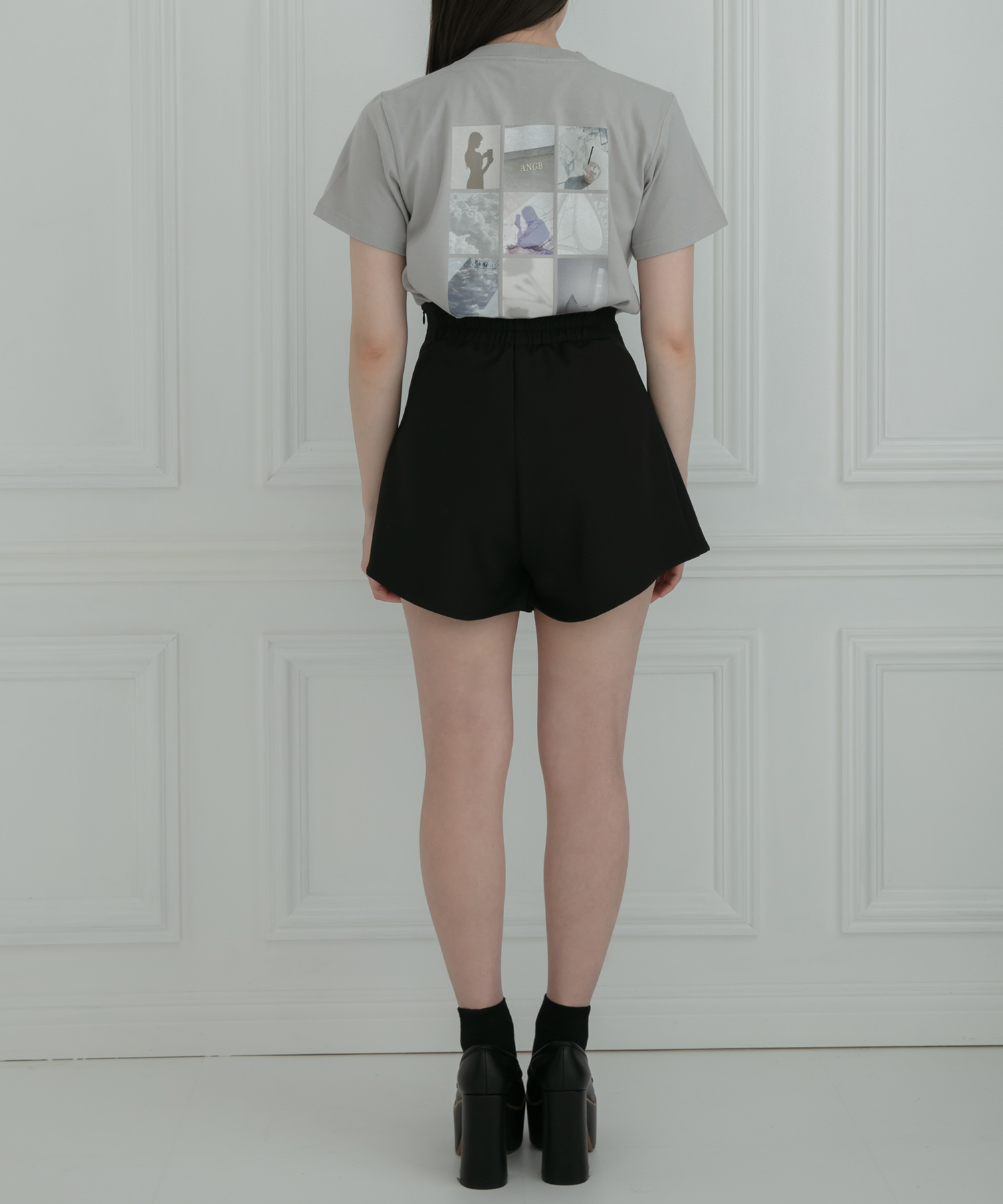 UNISEX バックフォトTシャツ
