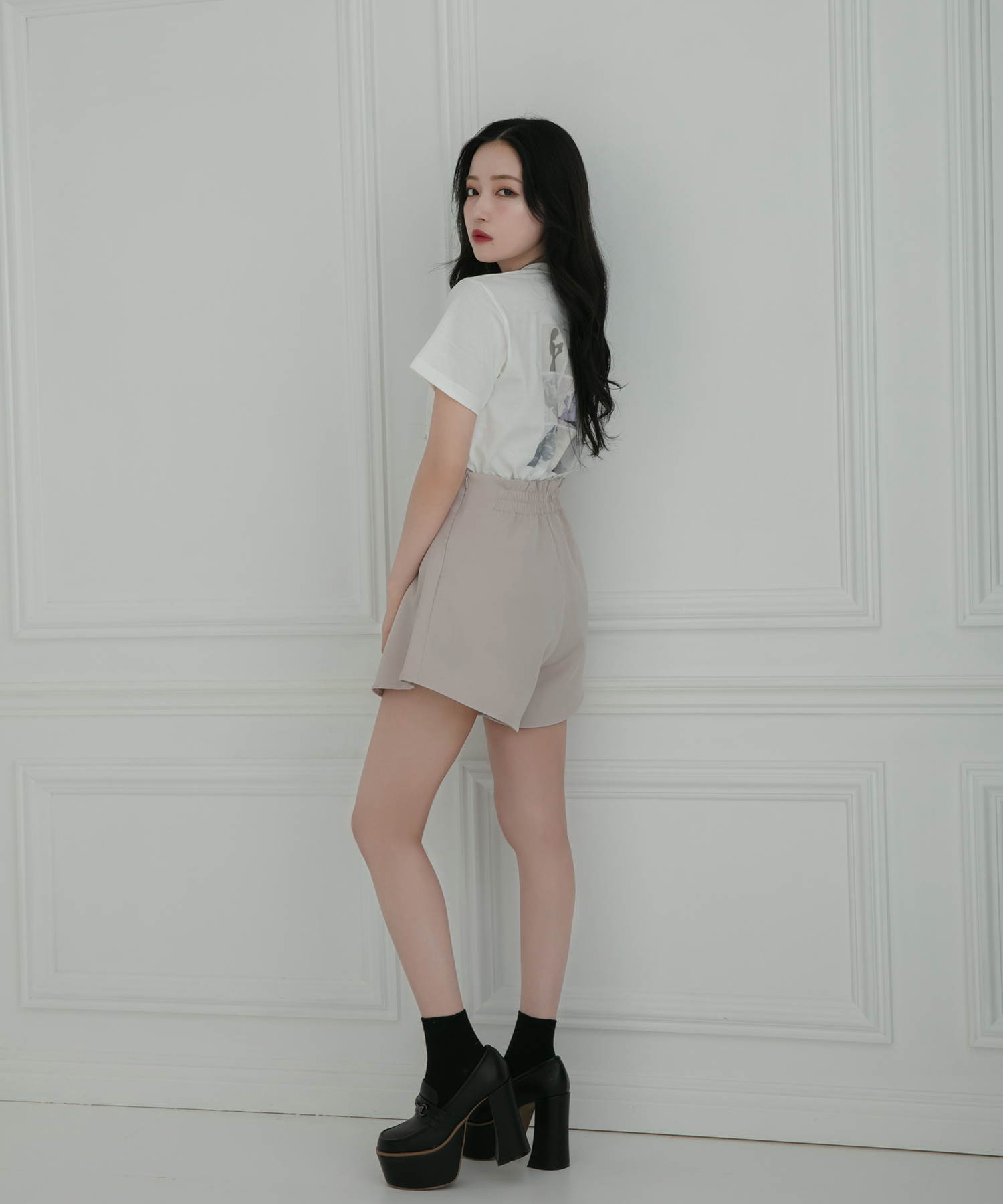 UNISEX バックフォトTシャツ