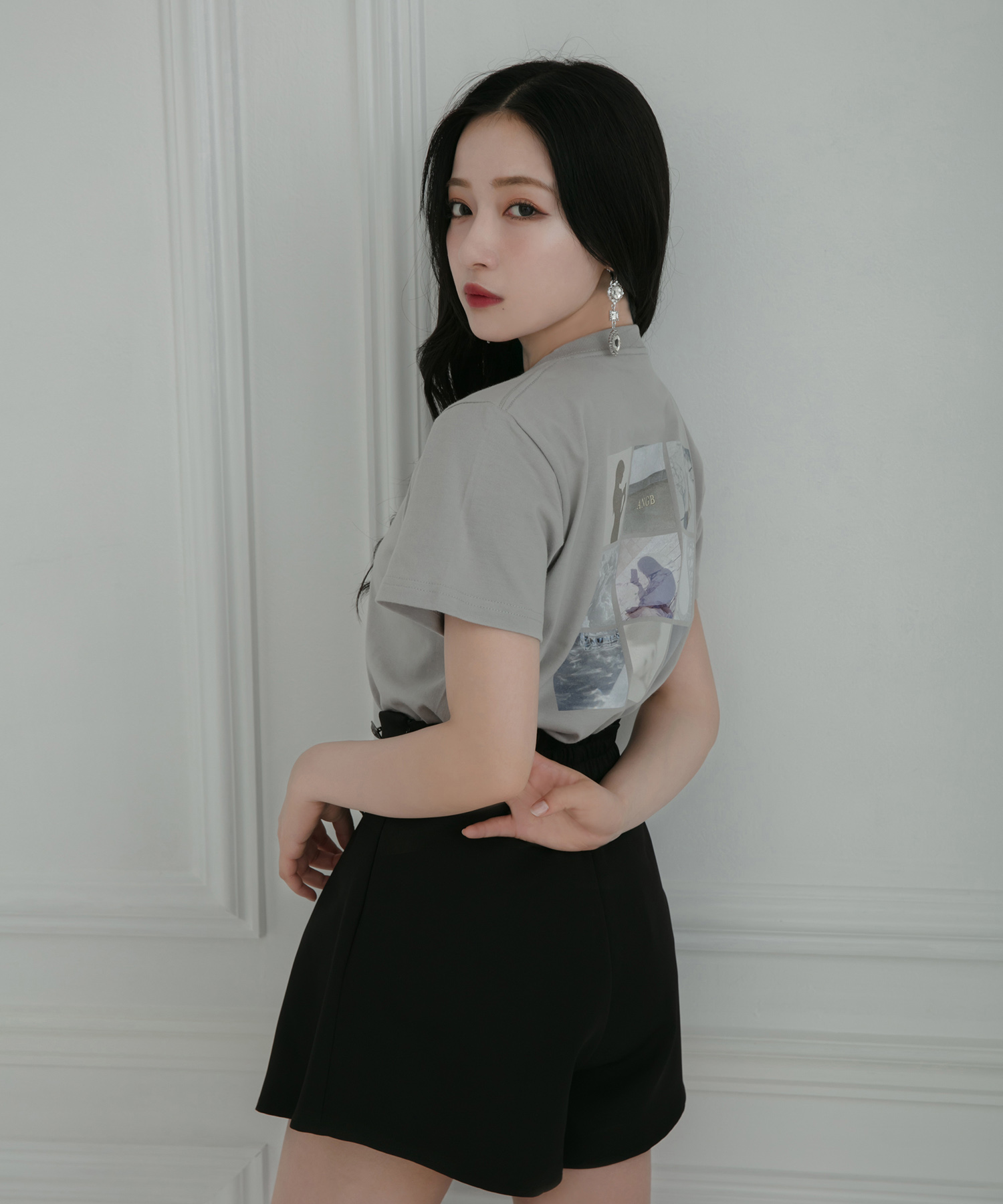 UNISEX バックフォトTシャツ