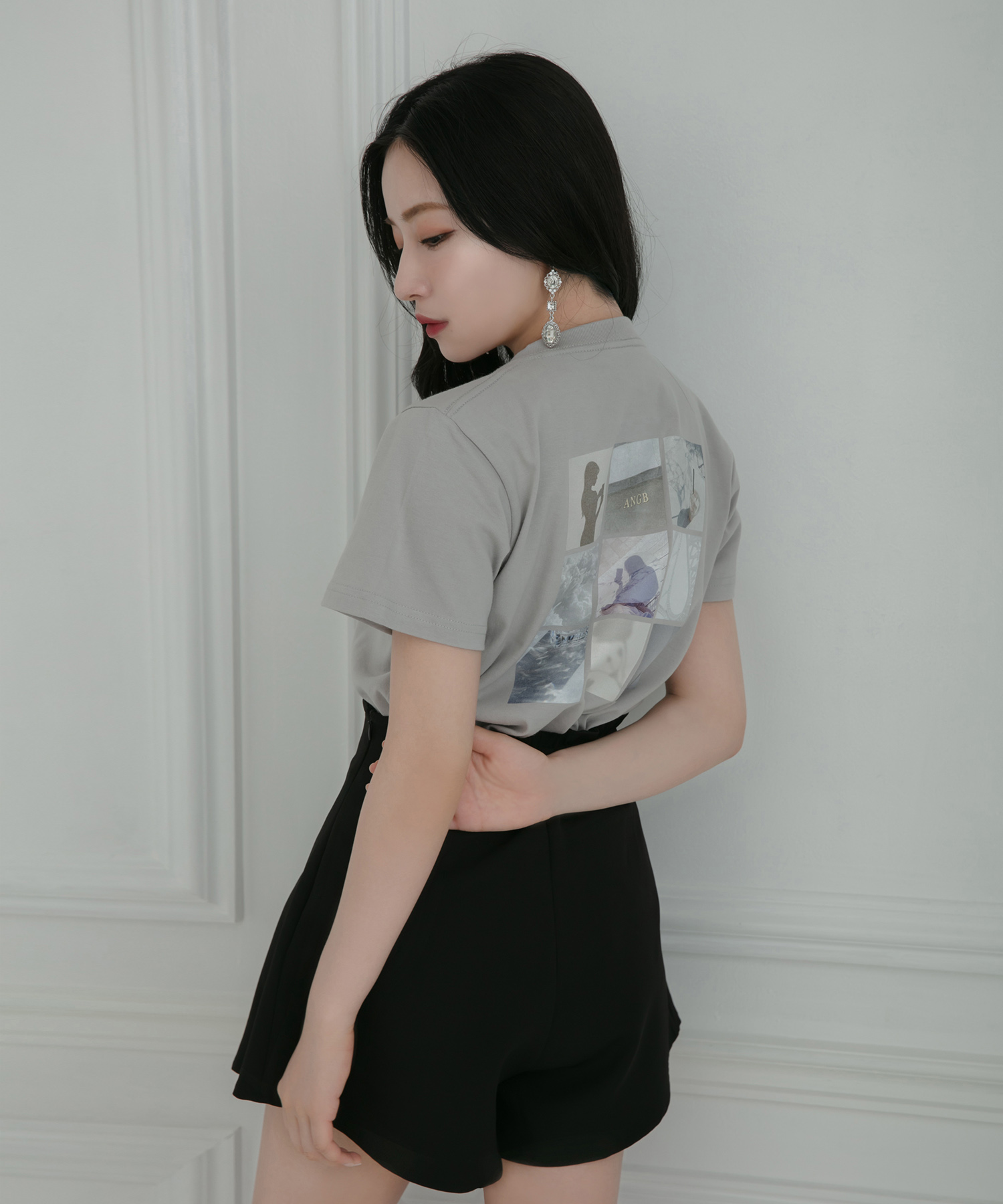 UNISEX バックフォトTシャツ