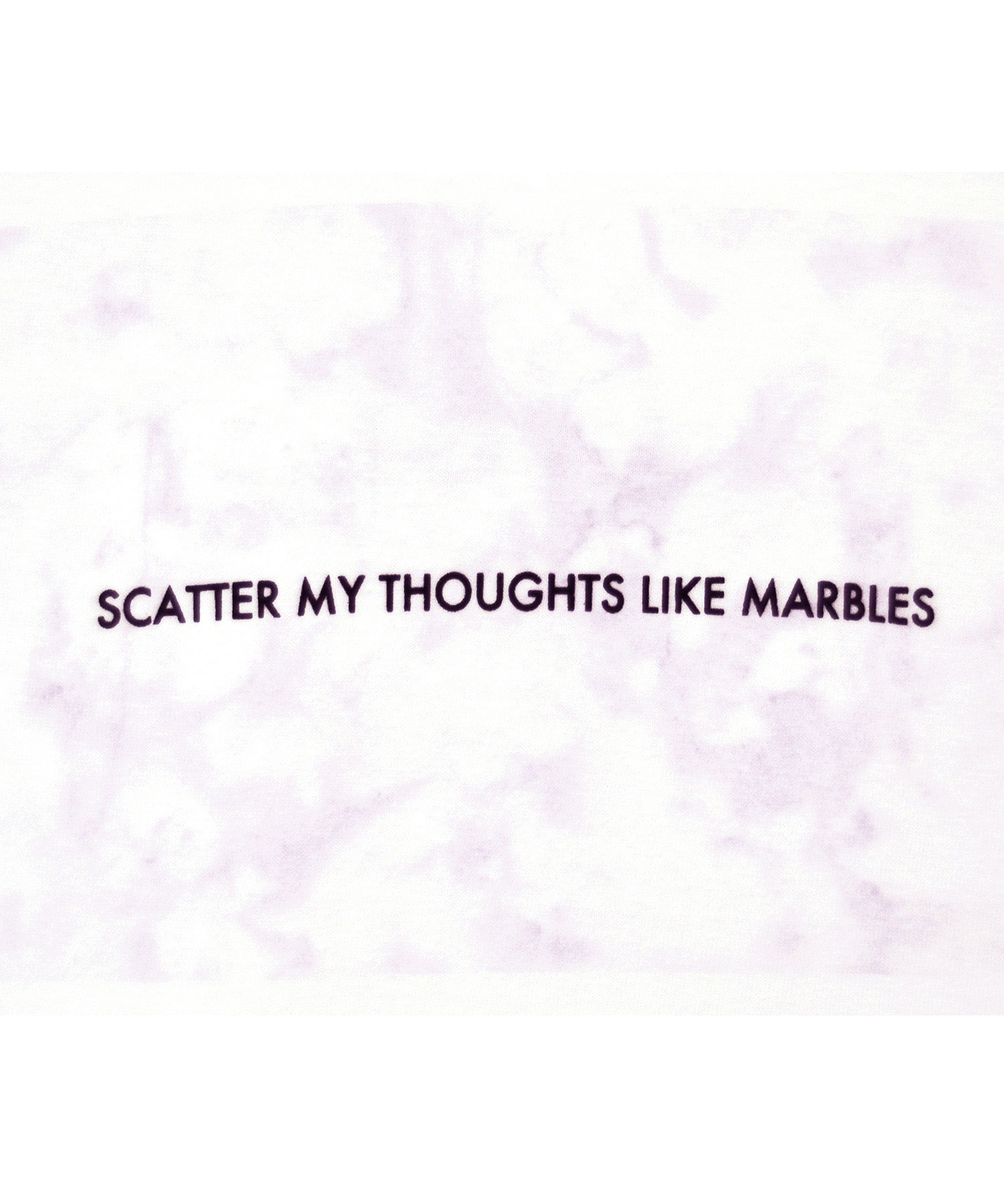 UNISEX バックマーブルロンT