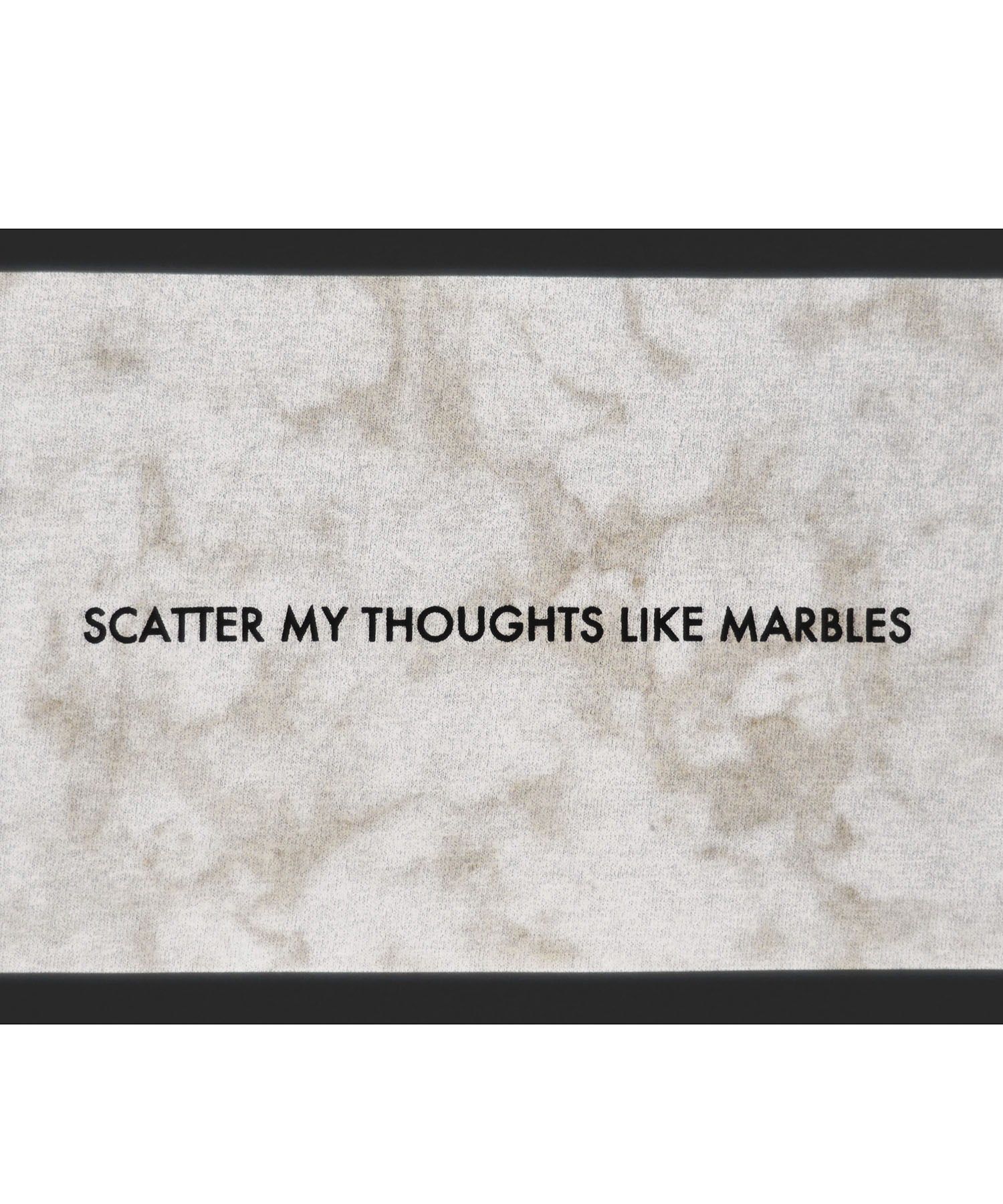 UNISEX バックマーブルロンT