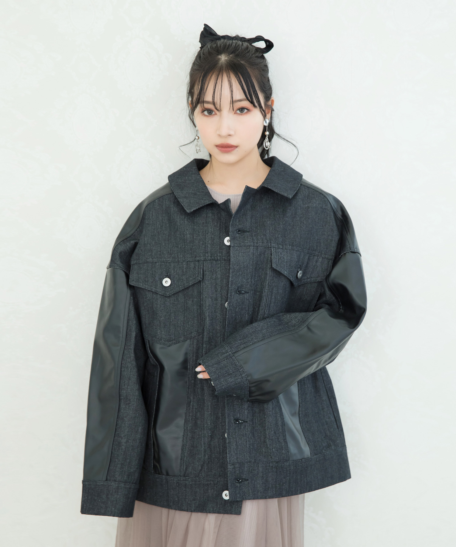 UNISEX ドッキングオーバーGジャン