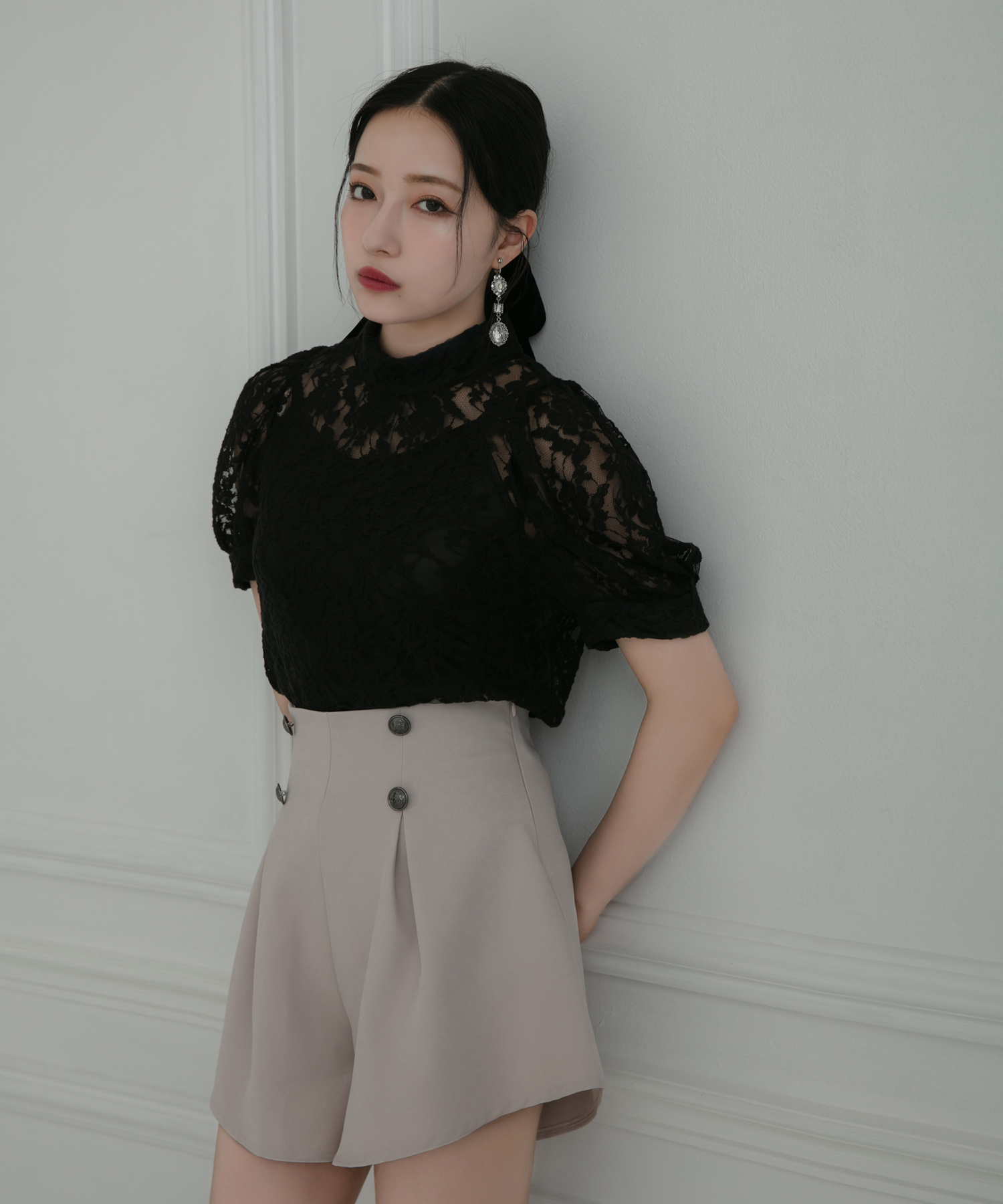 タックフレアショーパン