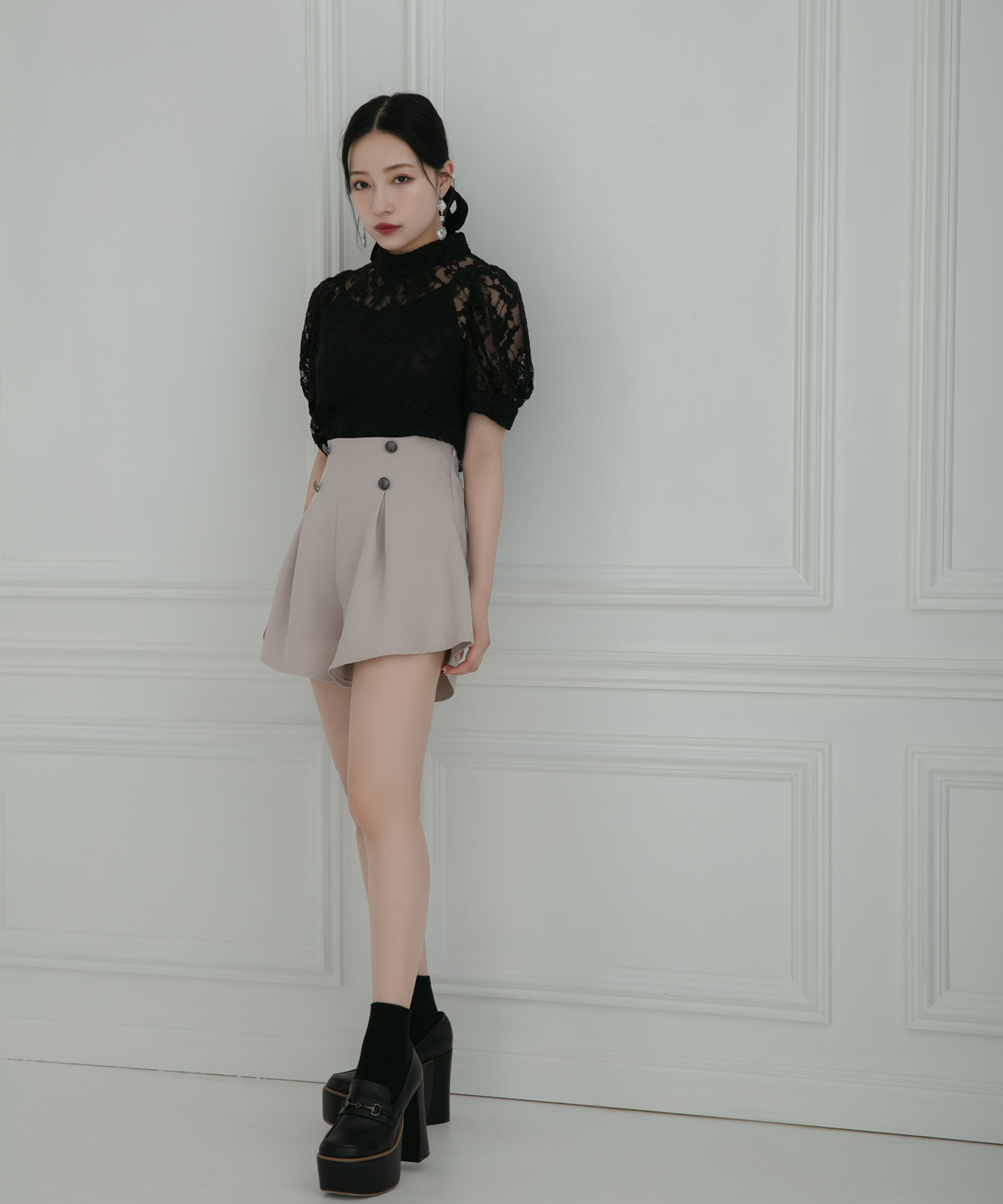 タックフレアショーパン