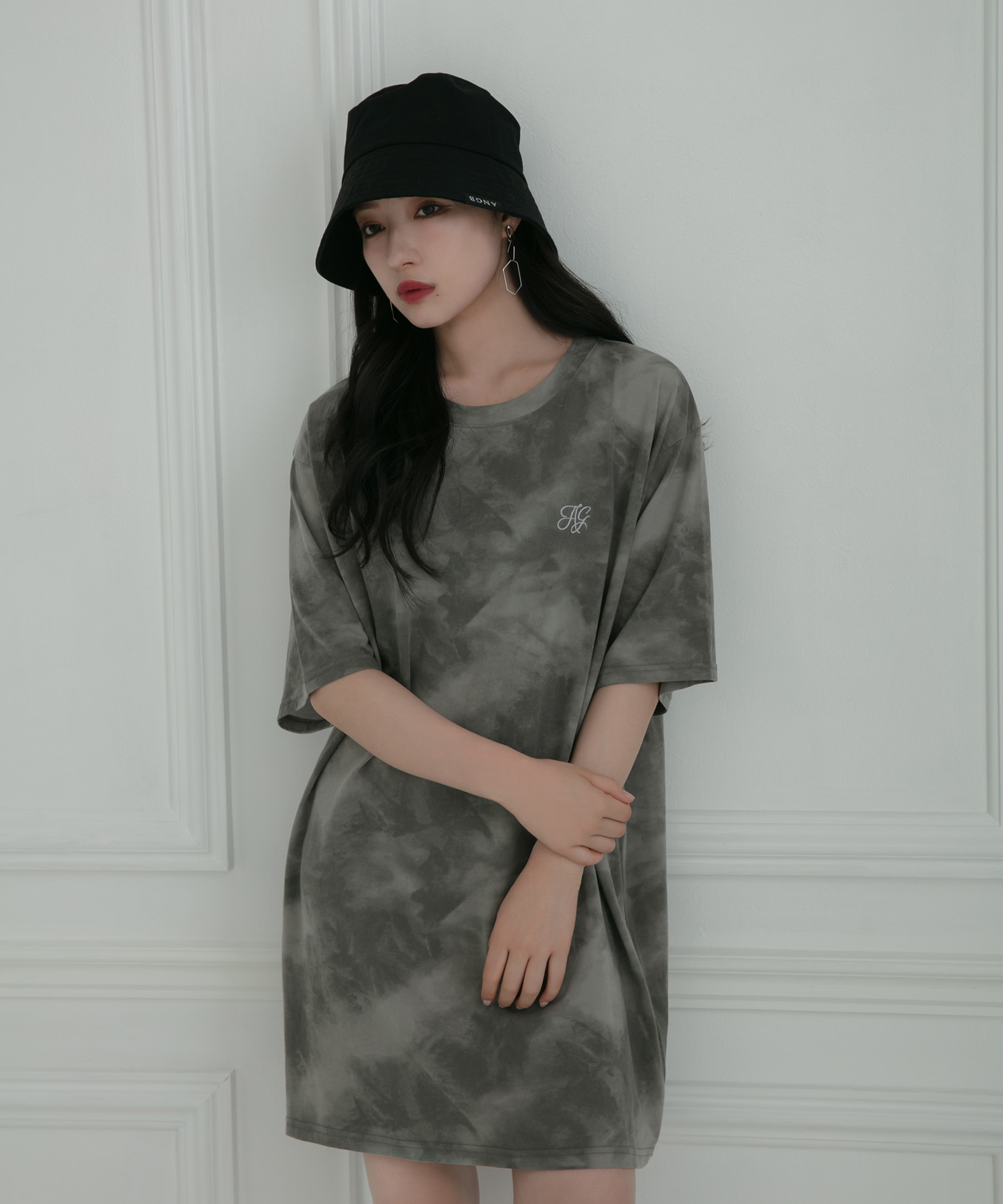 UNISEX ワンポイントタイダイT