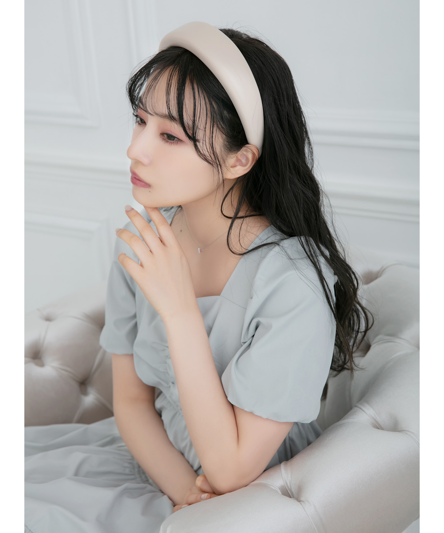 ティアードロングワンピ