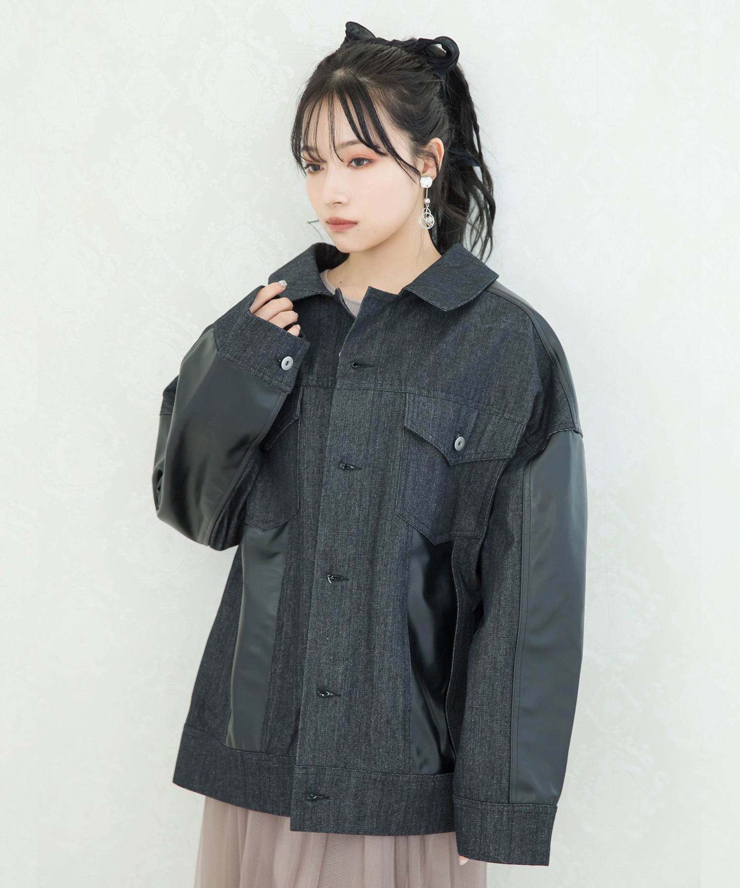 UNISEX ドッキングオーバーGジャン