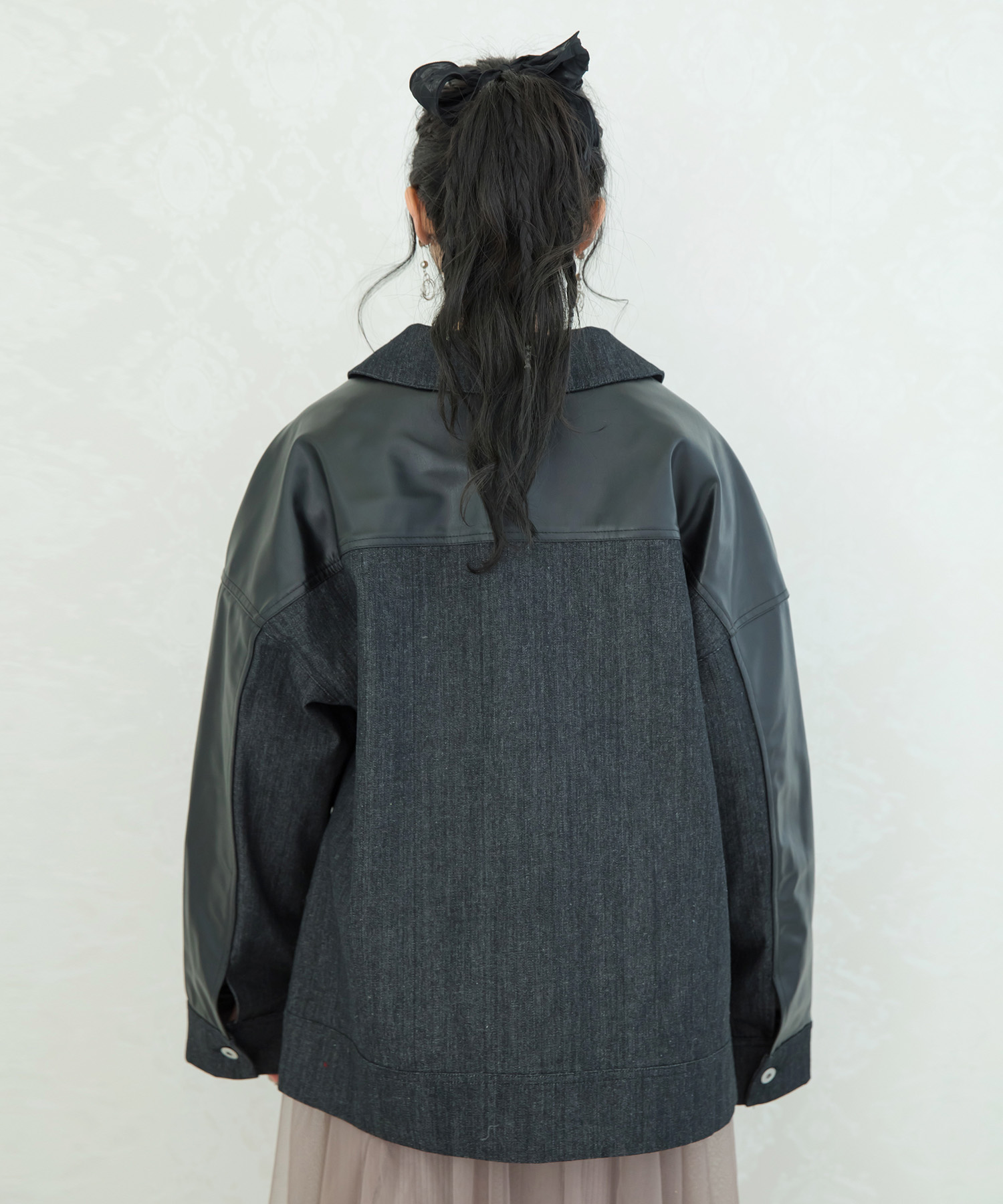 UNISEX ドッキングオーバーGジャン