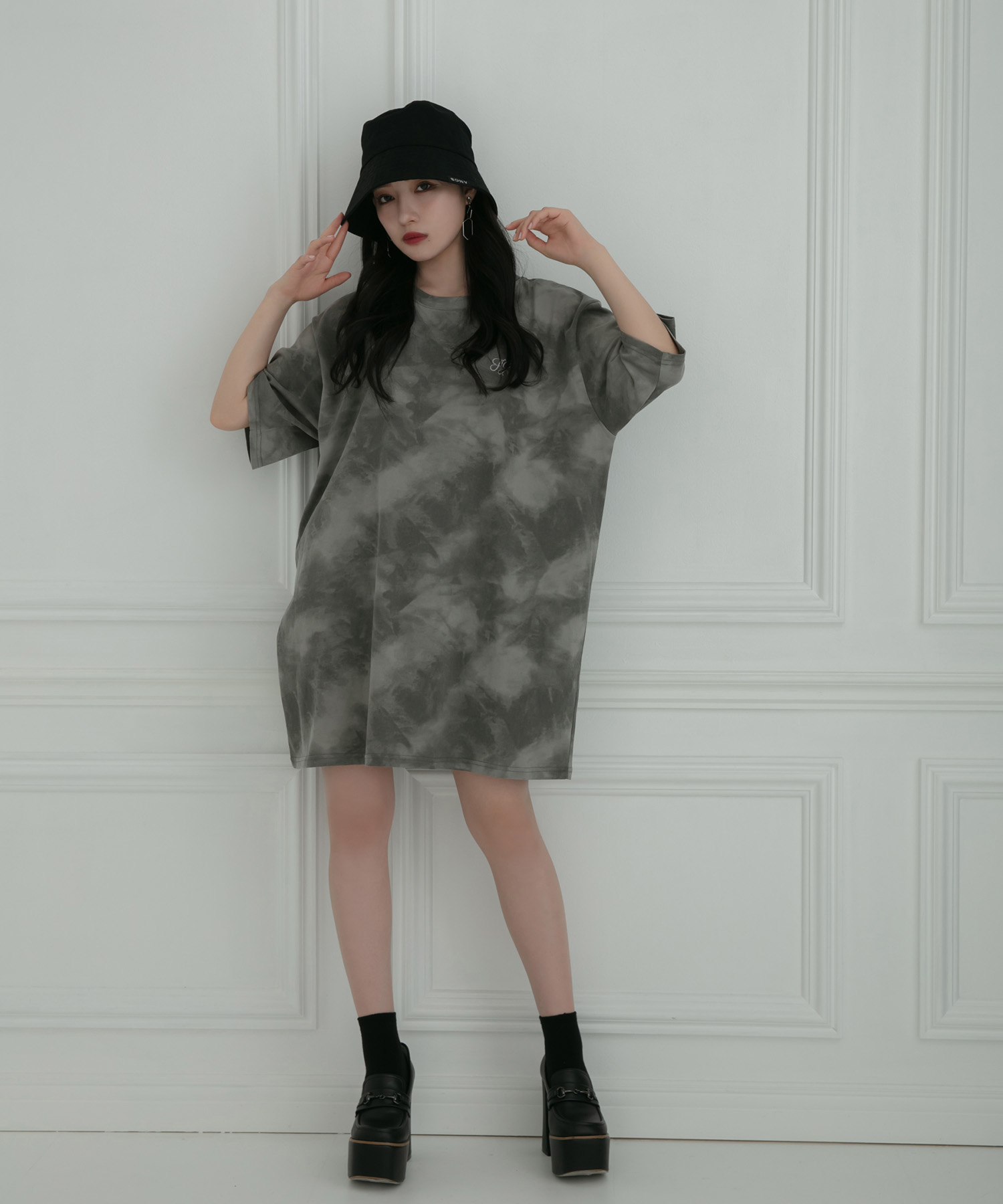 UNISEX ワンポイントタイダイT