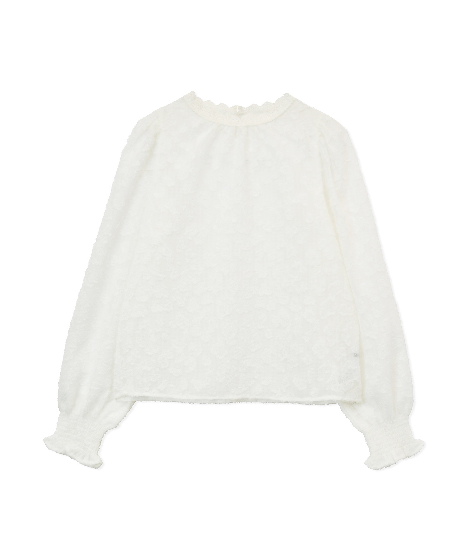 シャギーブラウス