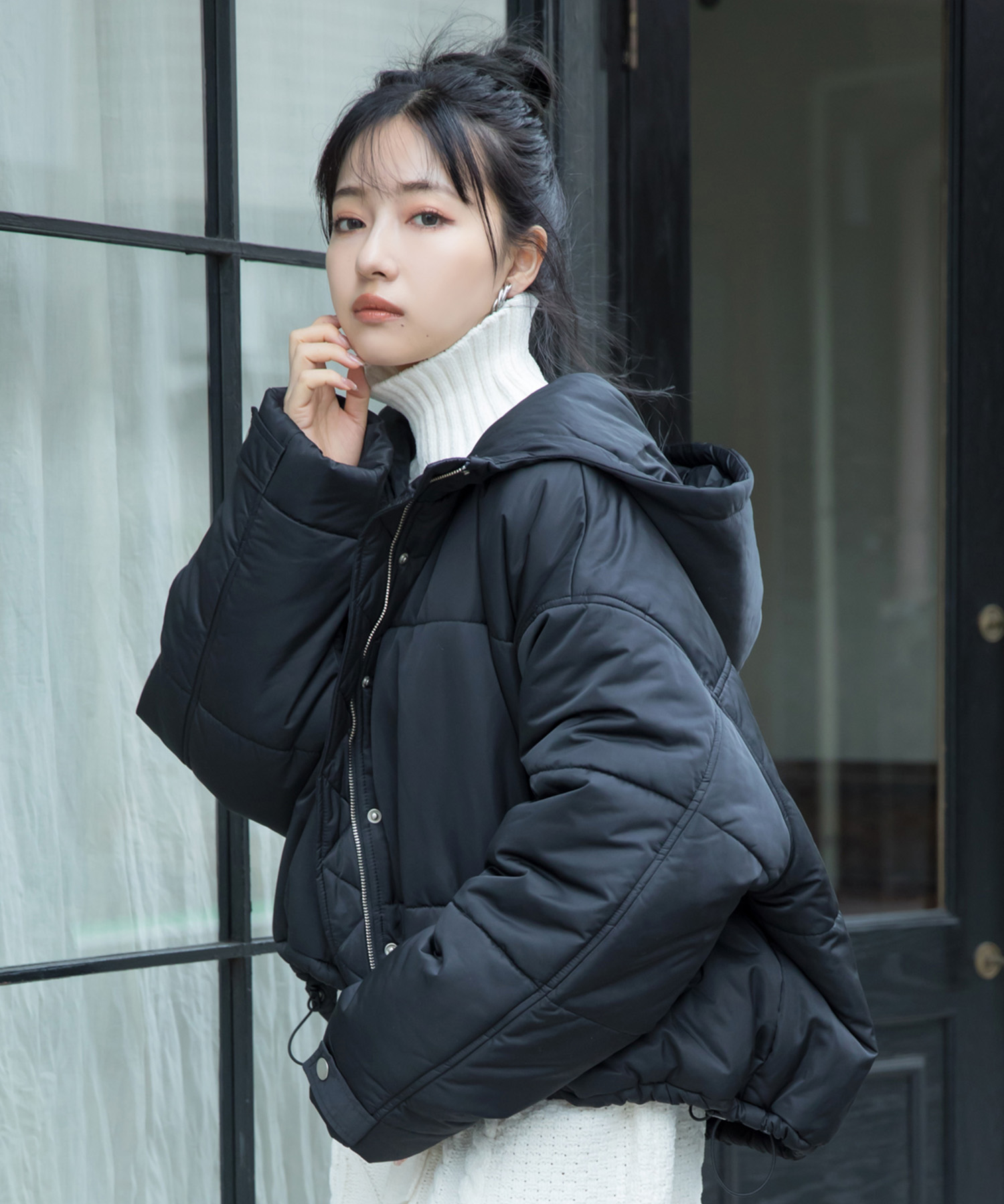 オーバーサイズ中綿ジャケット