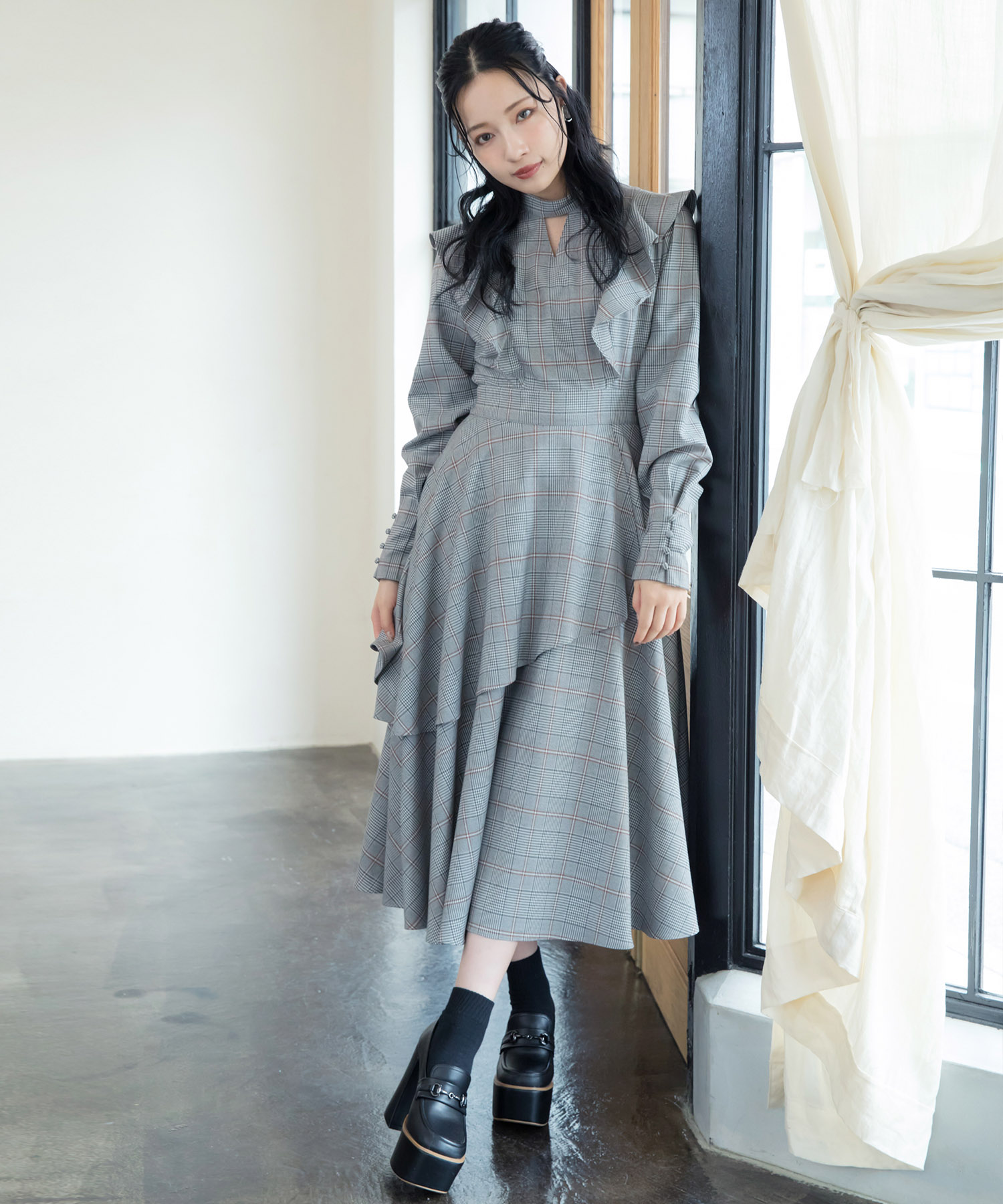 UNISEX ステッチ裏起毛スウェット