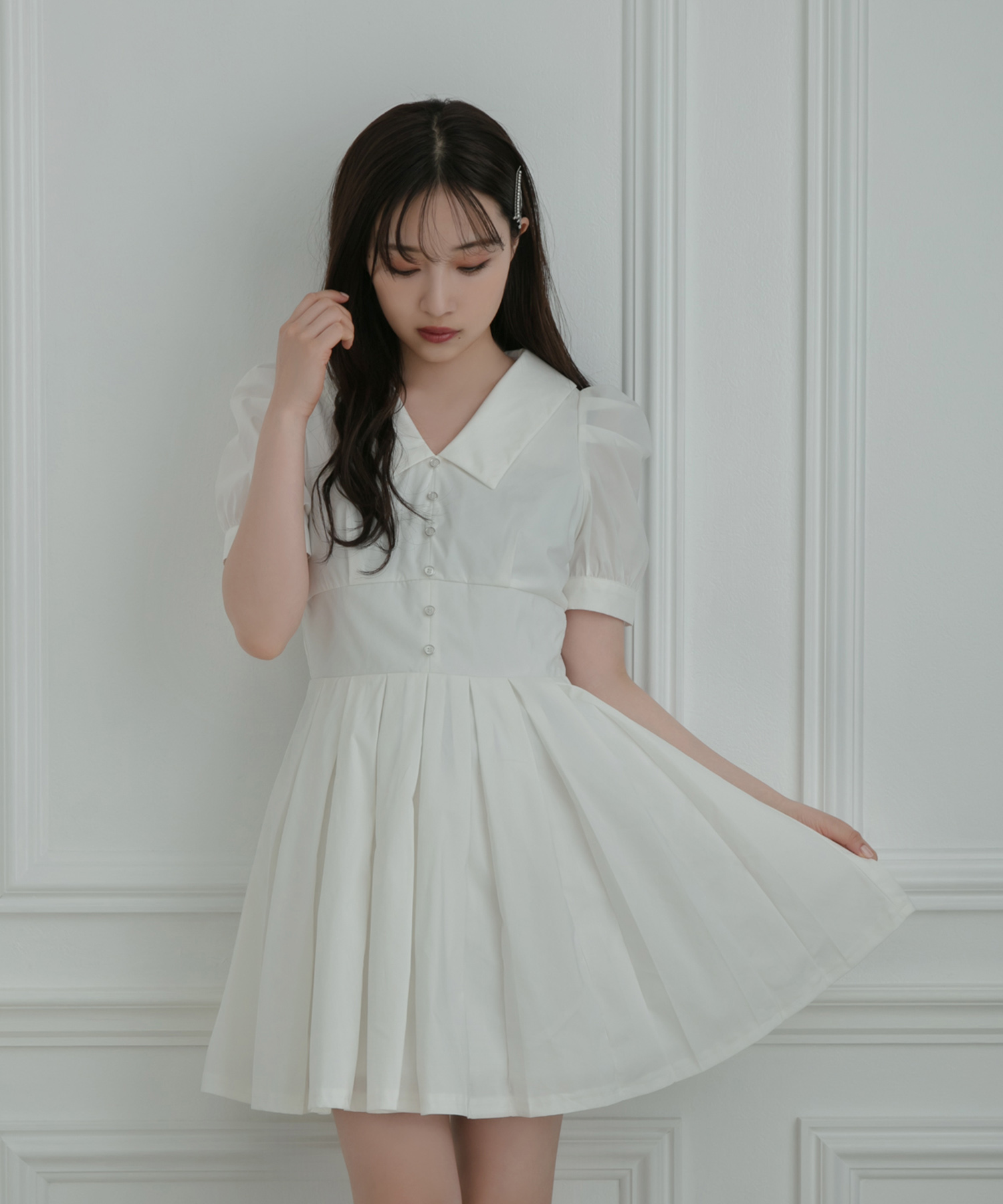 タックスカートシャツワンピ