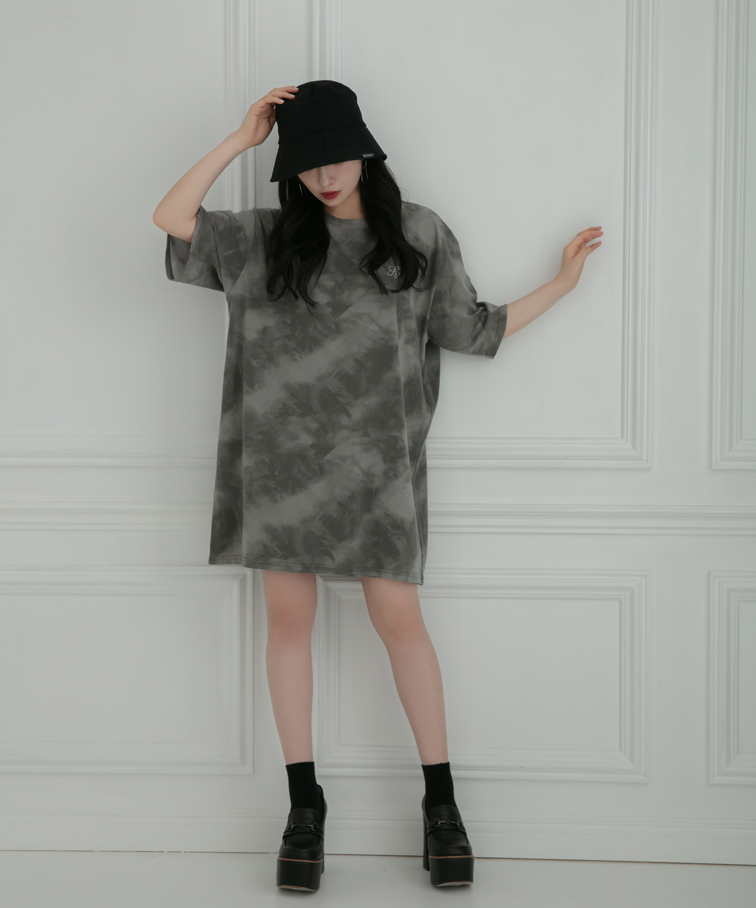 UNISEX ワンポイントタイダイT