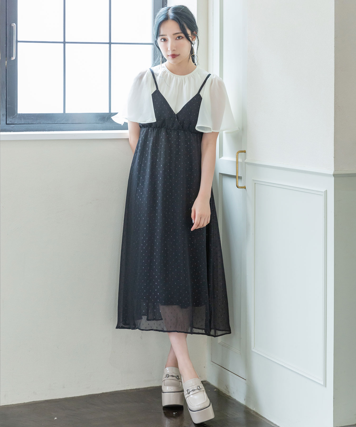 ドッキングキャミワンピ