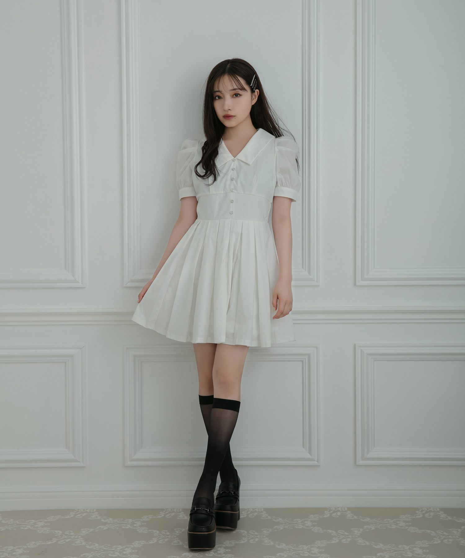 タックスカートシャツワンピ