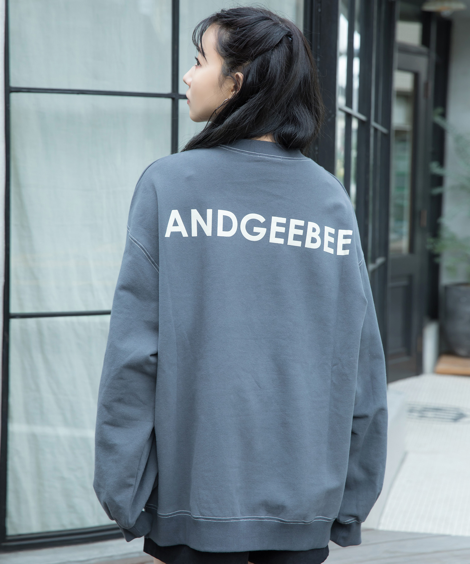 UNISEX ステッチ裏起毛スウェット