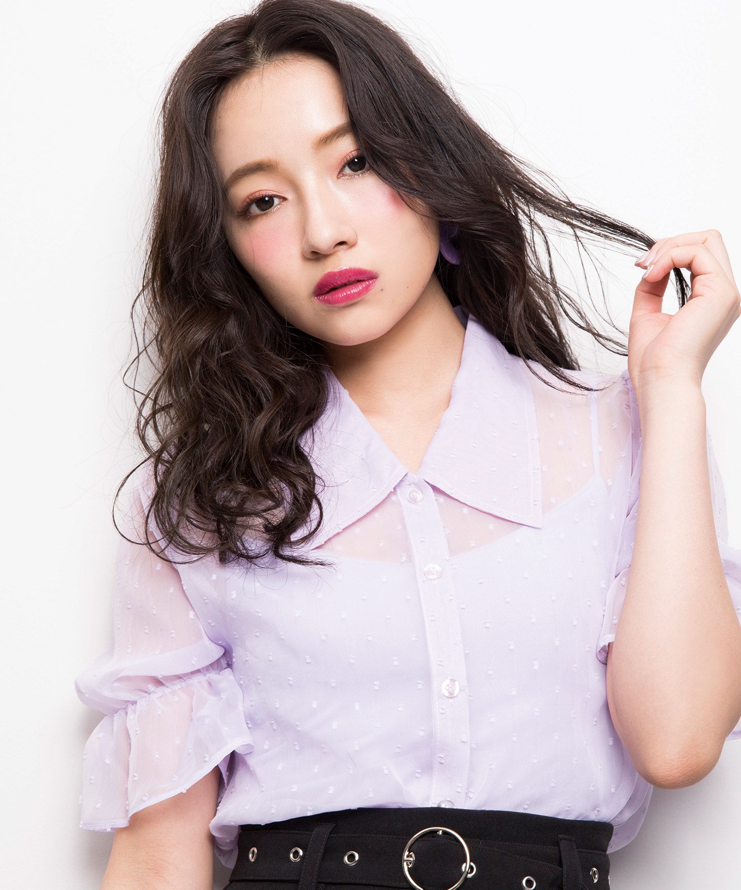 シフォンドビーブラウス